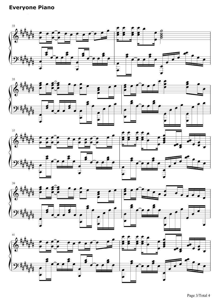 Stay Forever钢琴谱-未知3