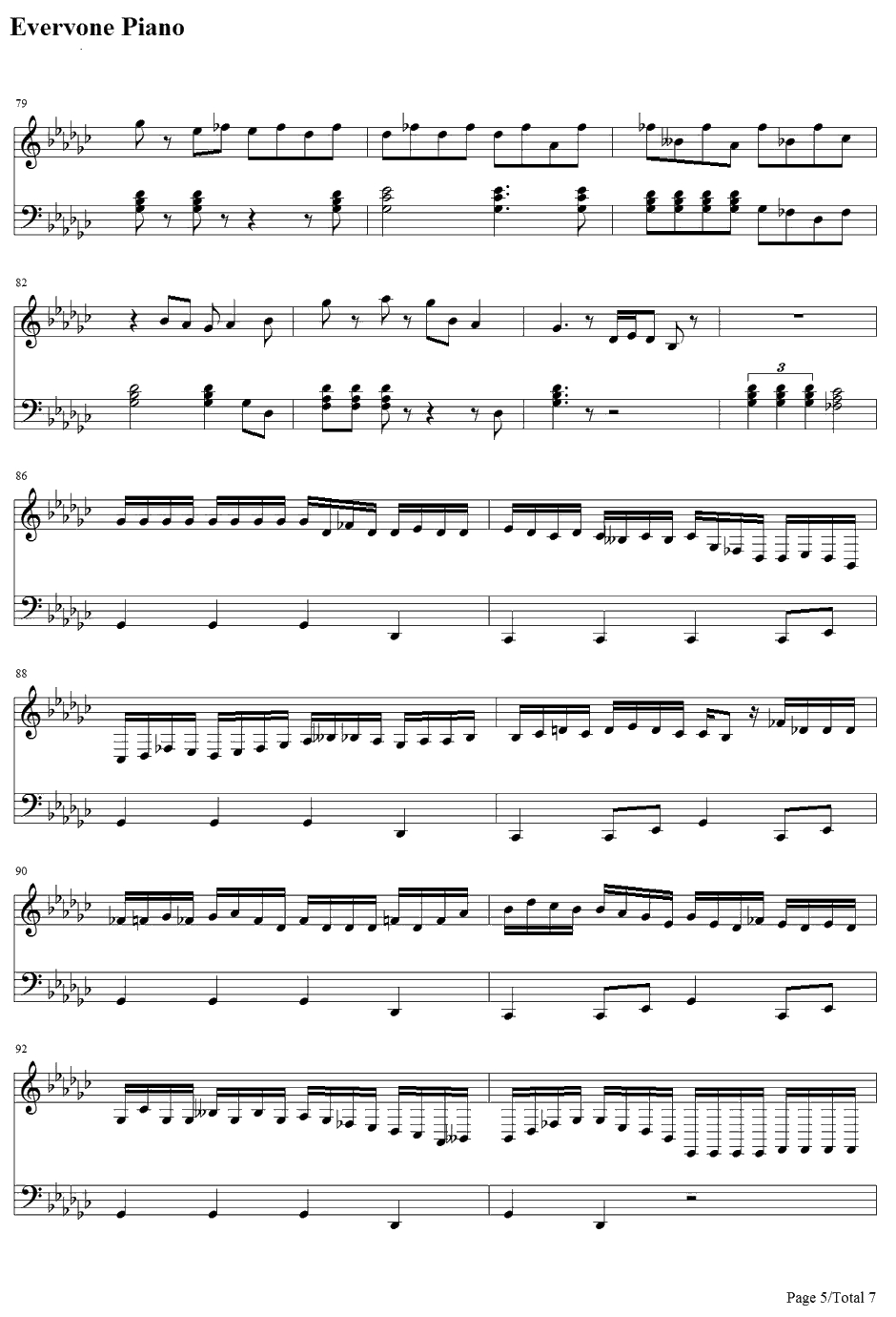 Cold One钢琴谱-EricChurch5