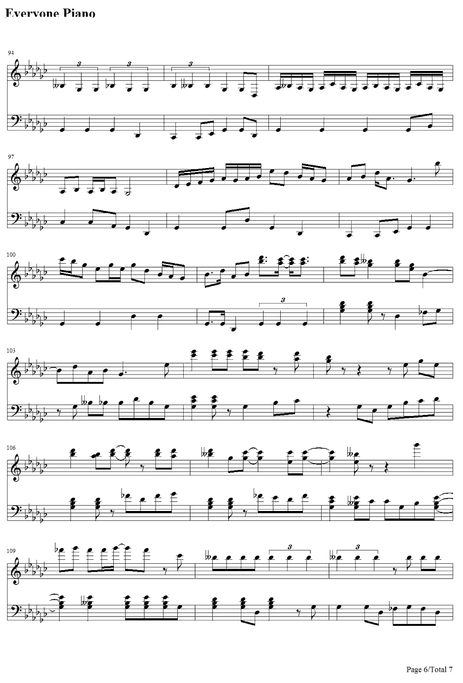 Cold One钢琴谱-EricChurch6