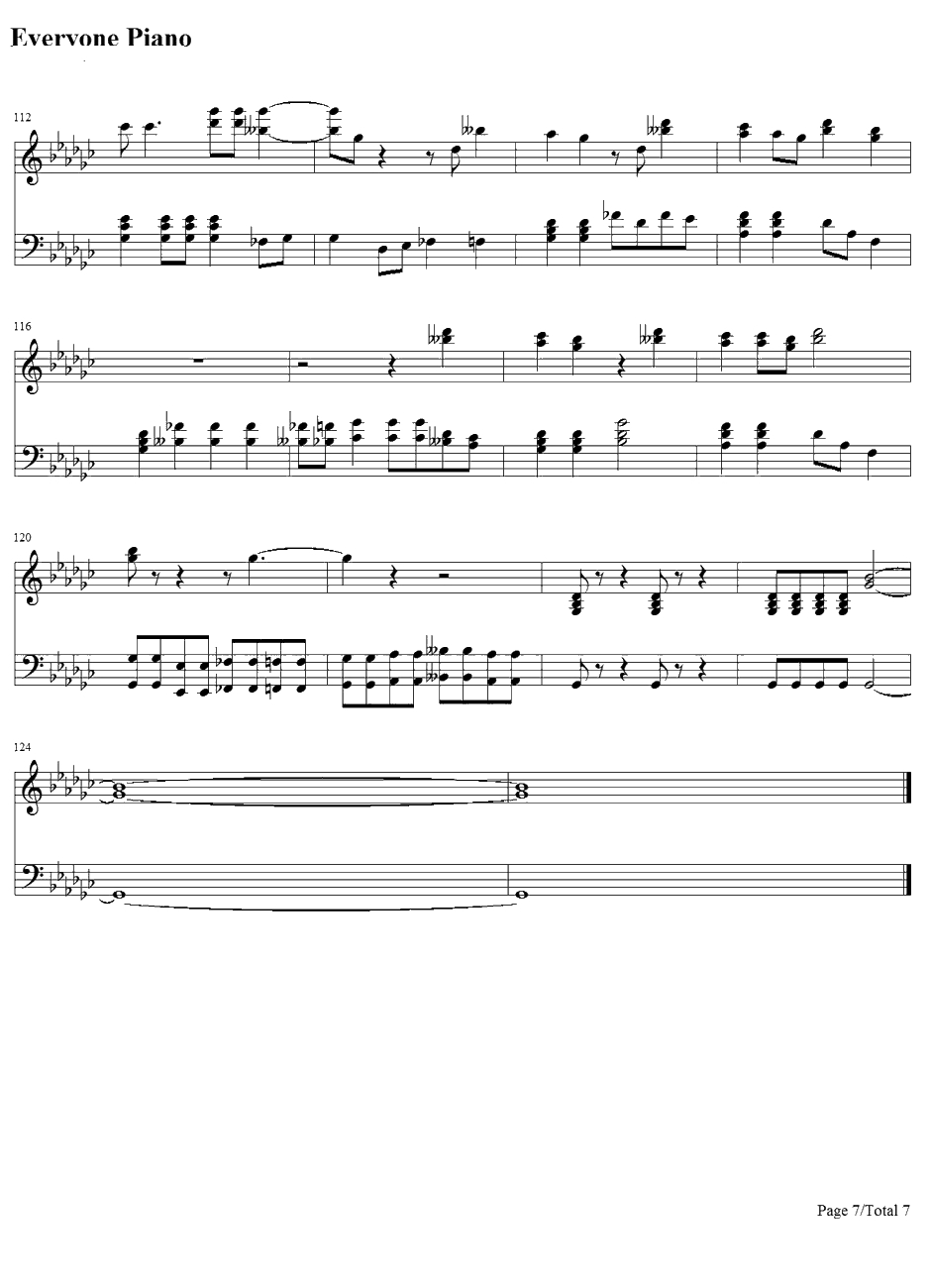 Cold One钢琴谱-EricChurch7