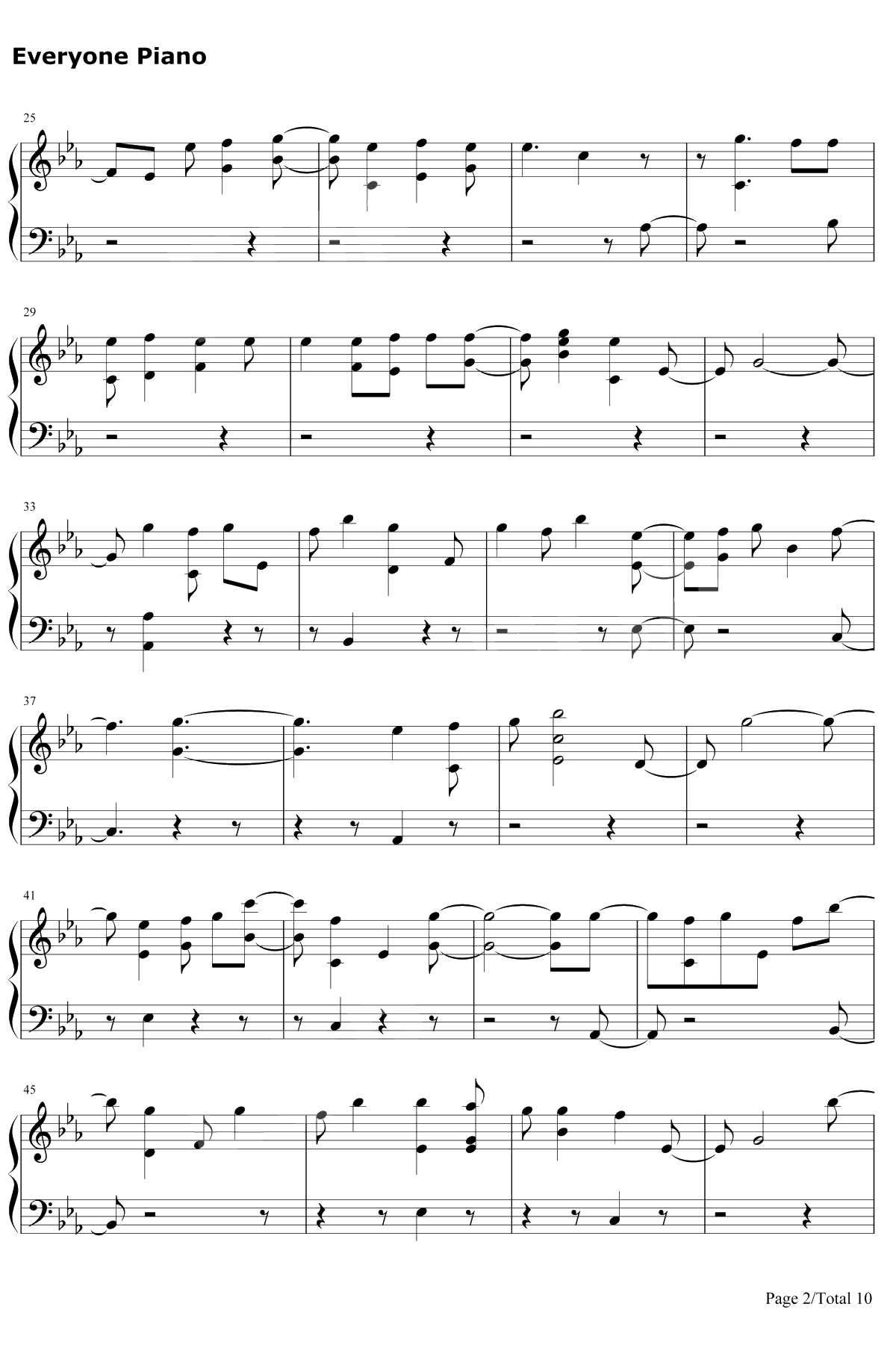 Is That For Me钢琴谱-Alesso/Anitta2