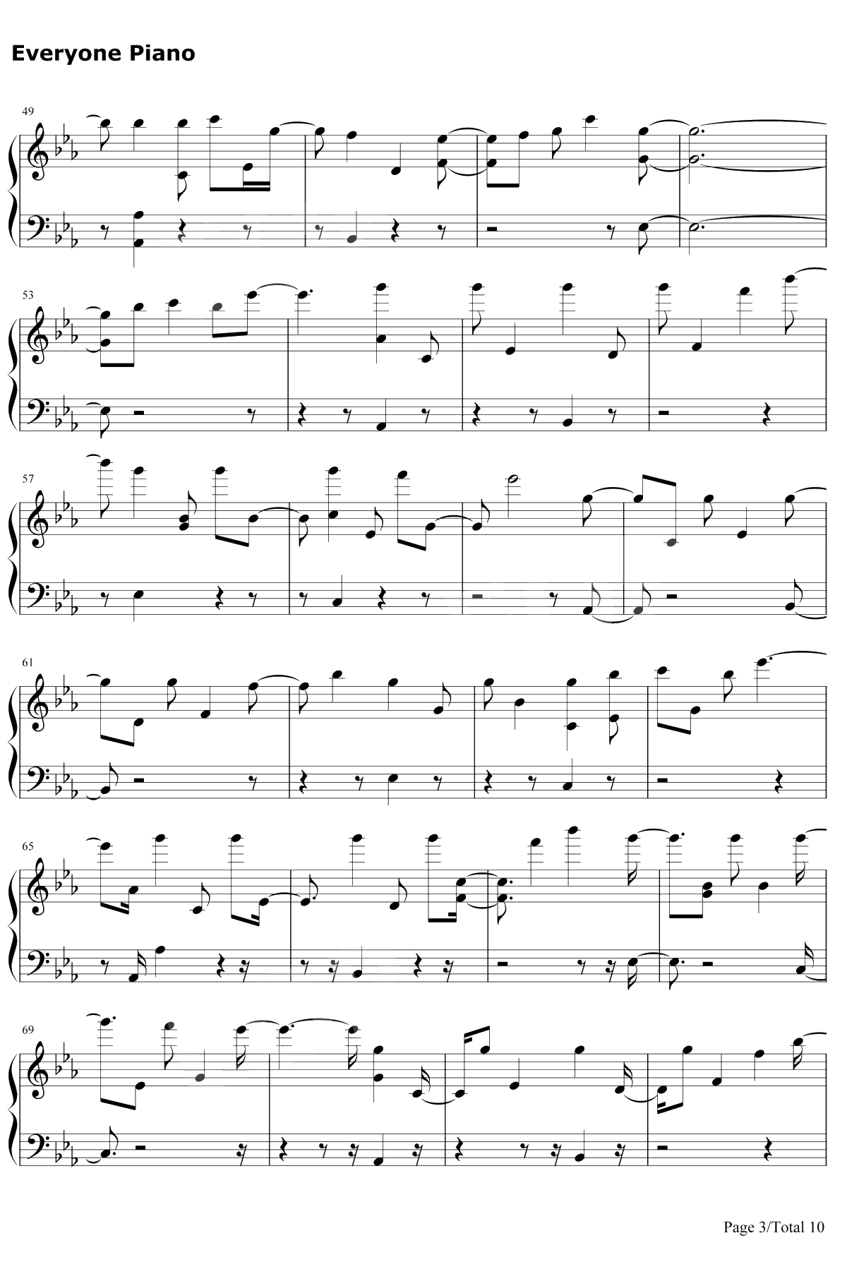 Is That For Me钢琴谱-Alesso/Anitta3