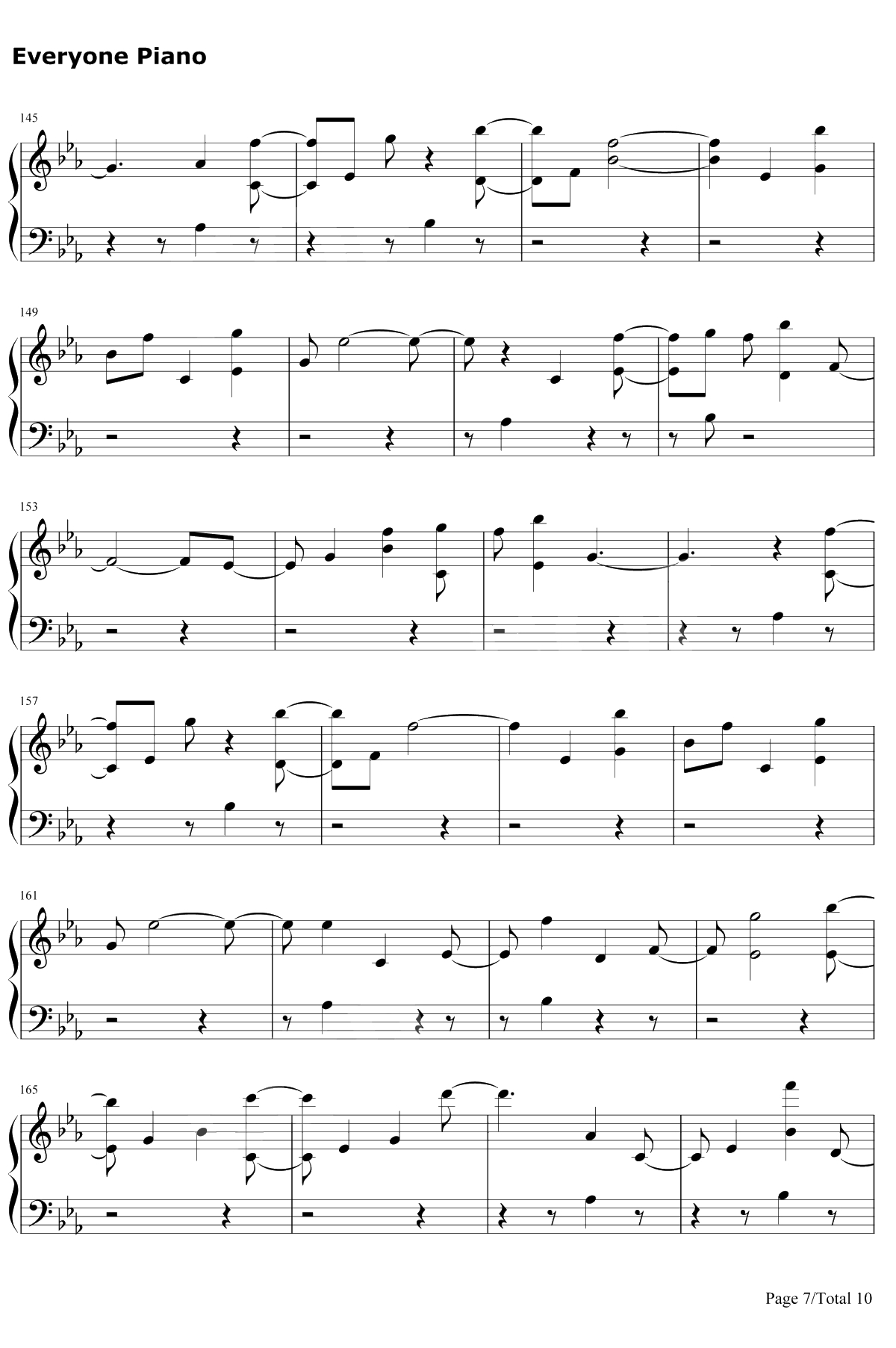 Is That For Me钢琴谱-Alesso/Anitta7