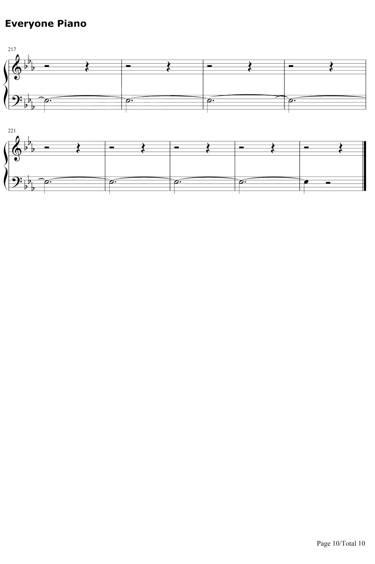 Is That For Me钢琴谱-Alesso/Anitta10