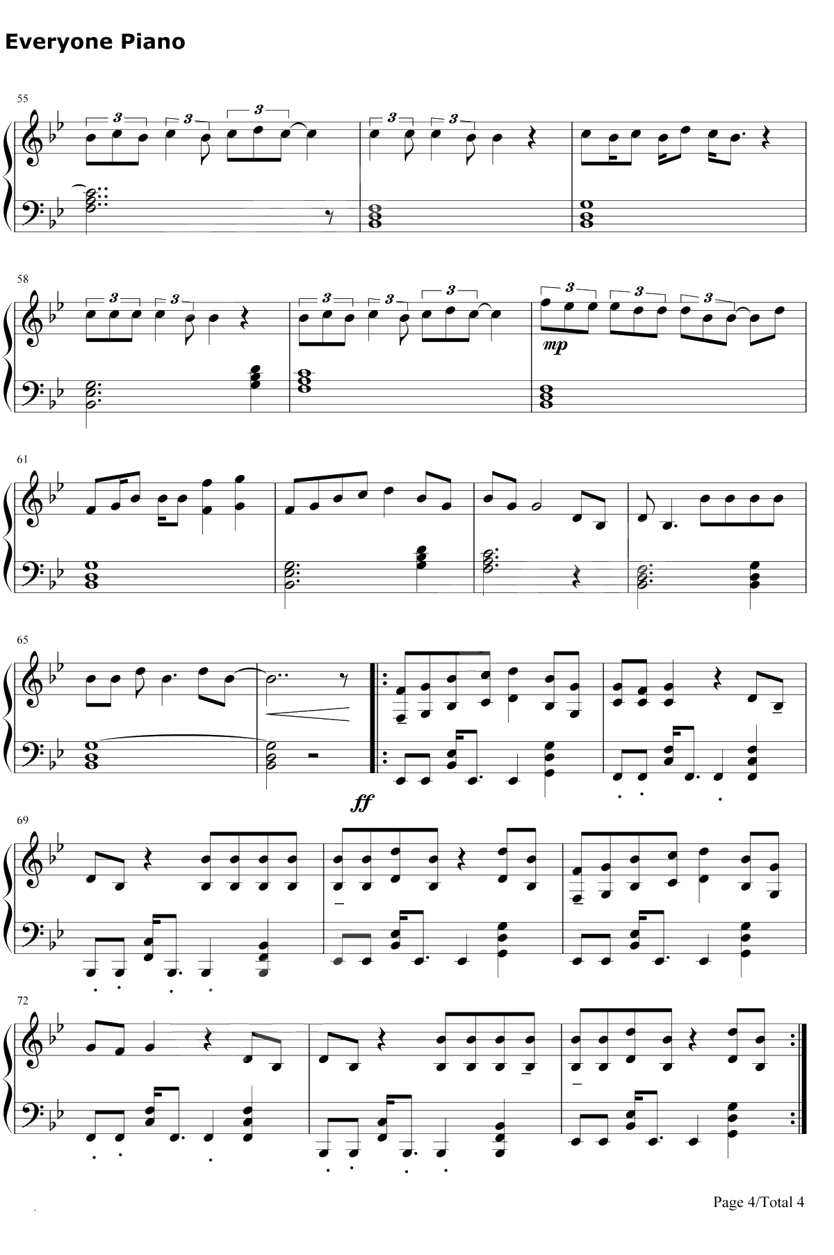 What Lovers Do钢琴谱-Maroon 5/SZA4