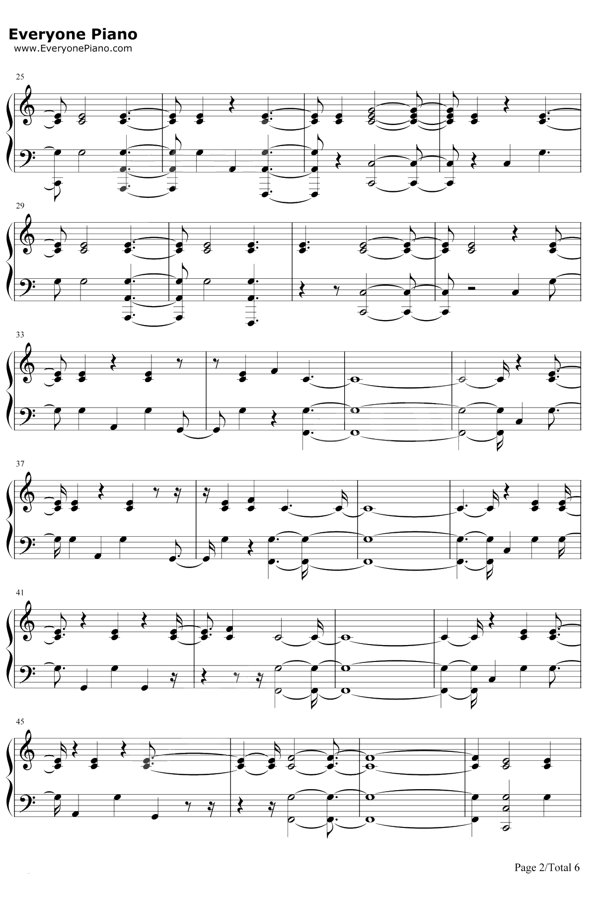 New Year's Day钢琴谱-Taylor Swift2