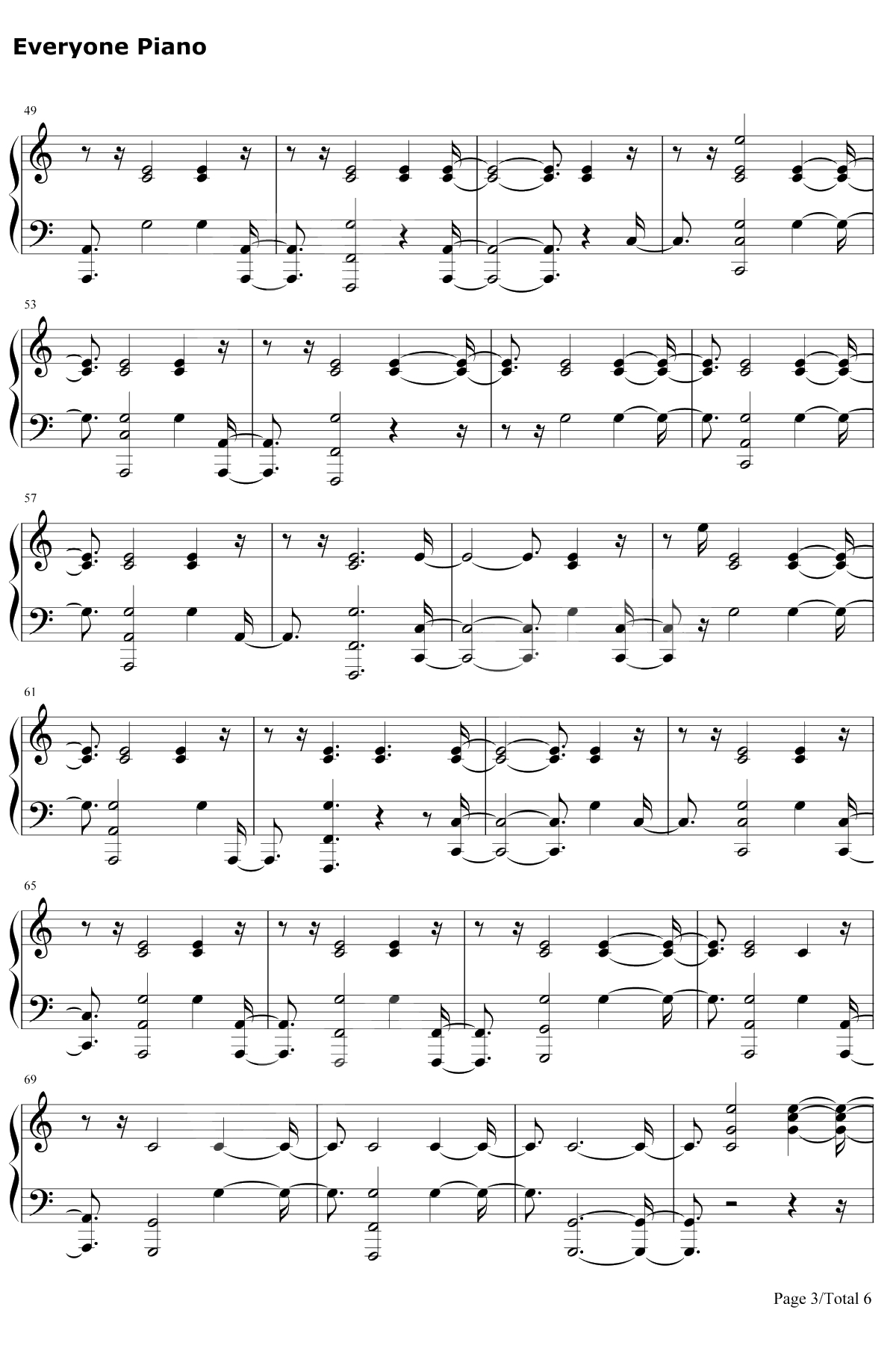 New Year's Day钢琴谱-Taylor Swift3