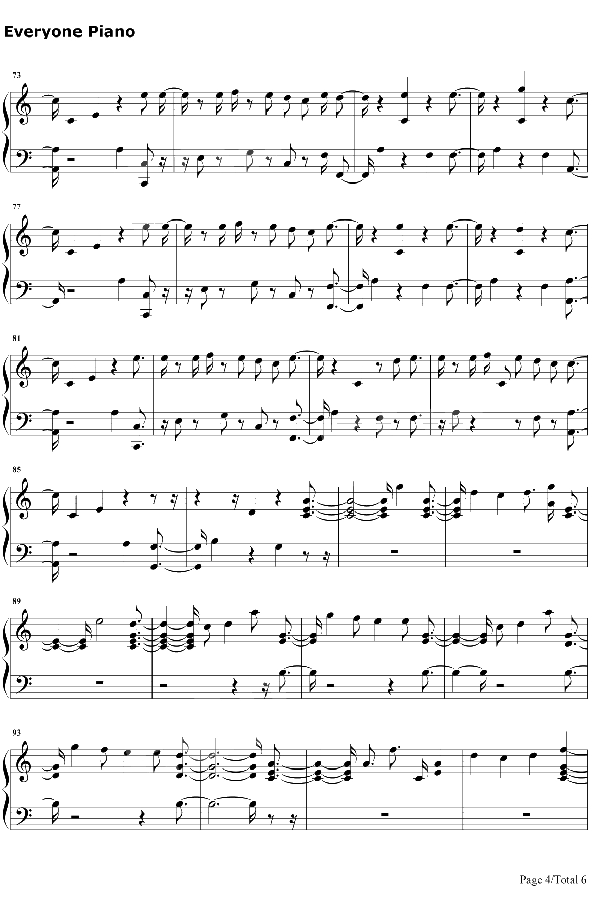 Barbies钢琴谱-Pink4