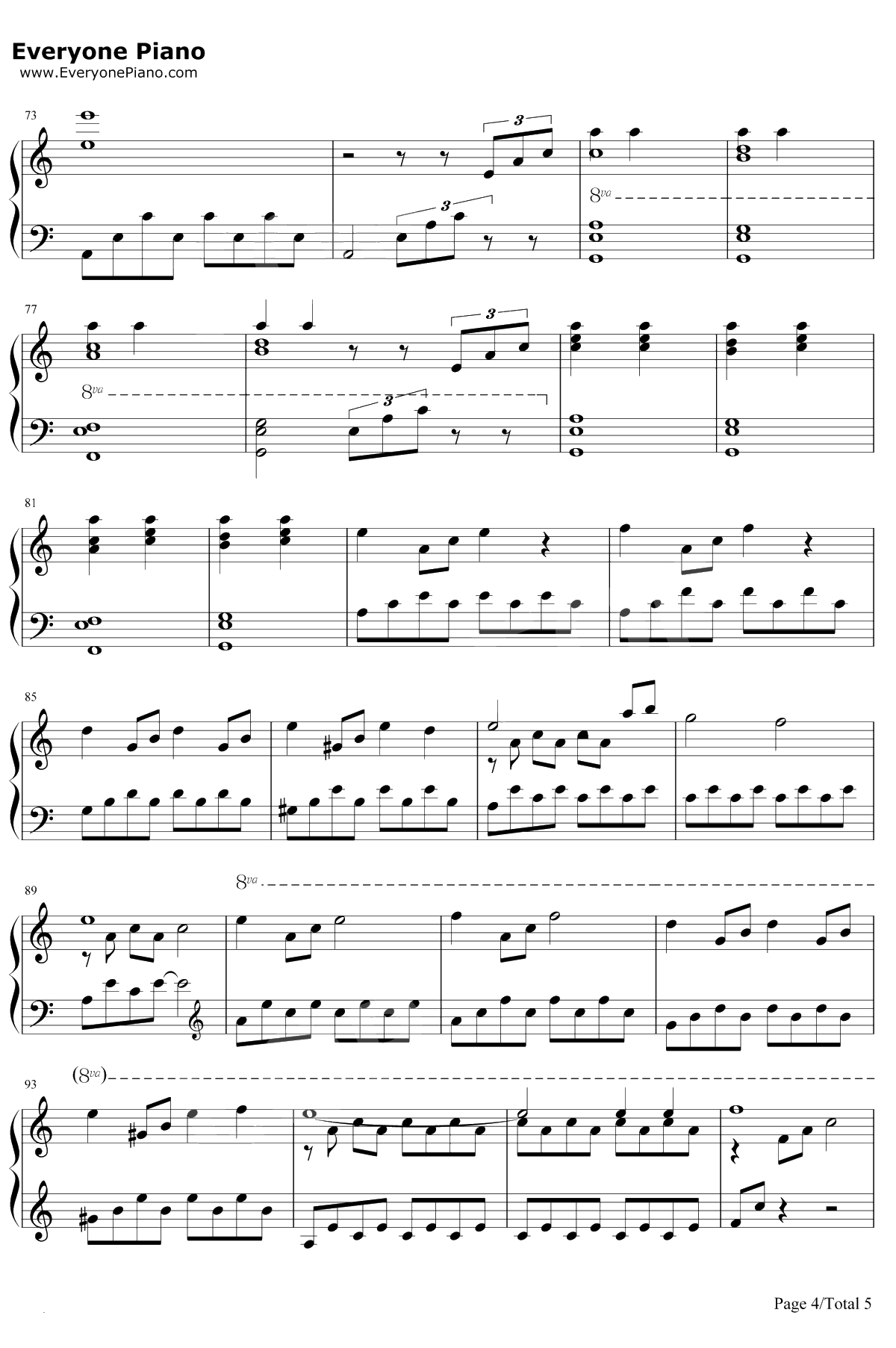 The Meadow钢琴谱-Alexandre Desplat4