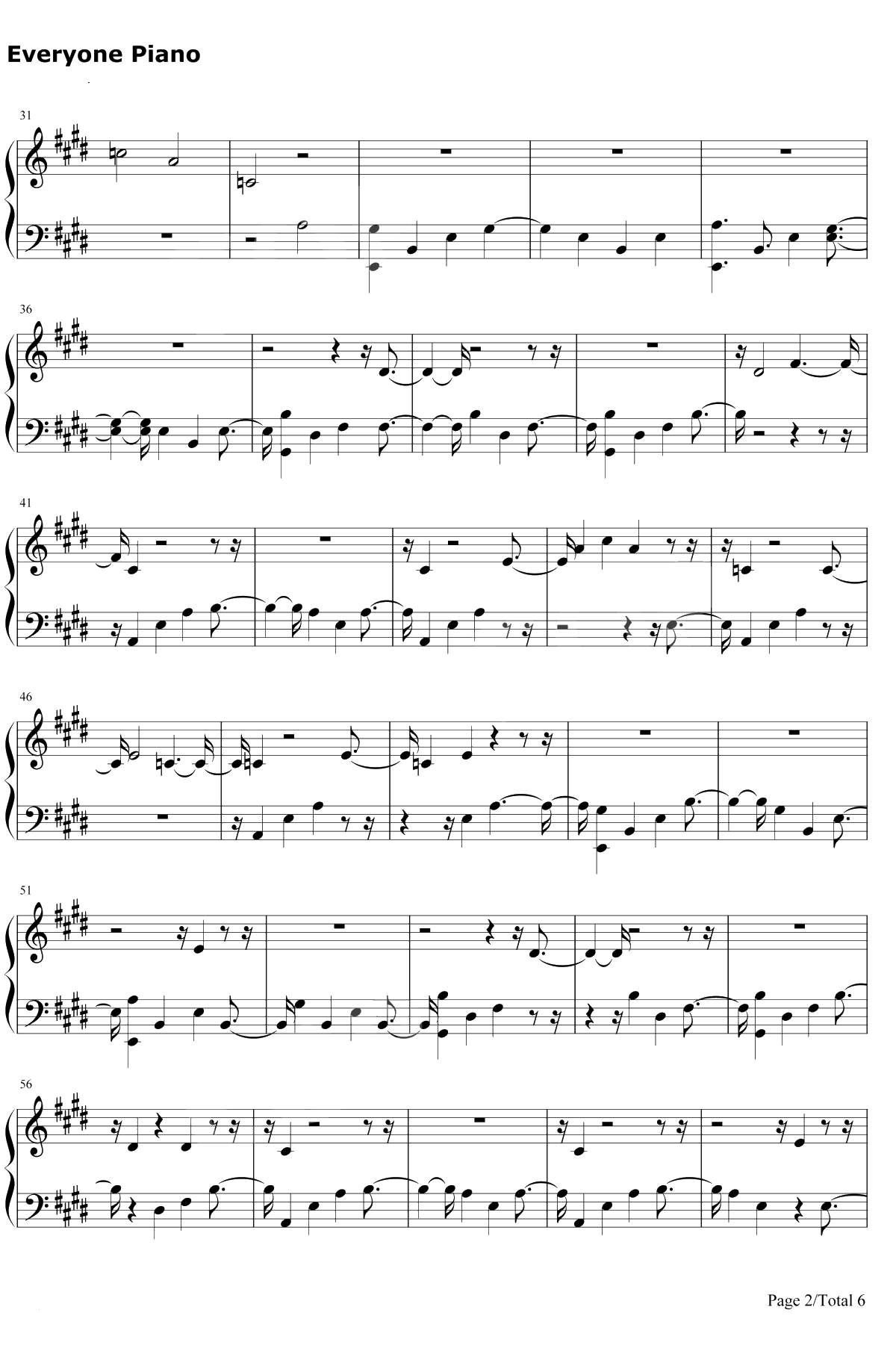 Midnight Train钢琴谱-Sam Smith2