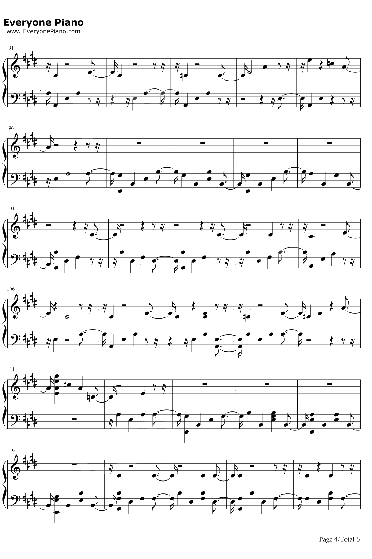 Midnight Train钢琴谱-Sam Smith4