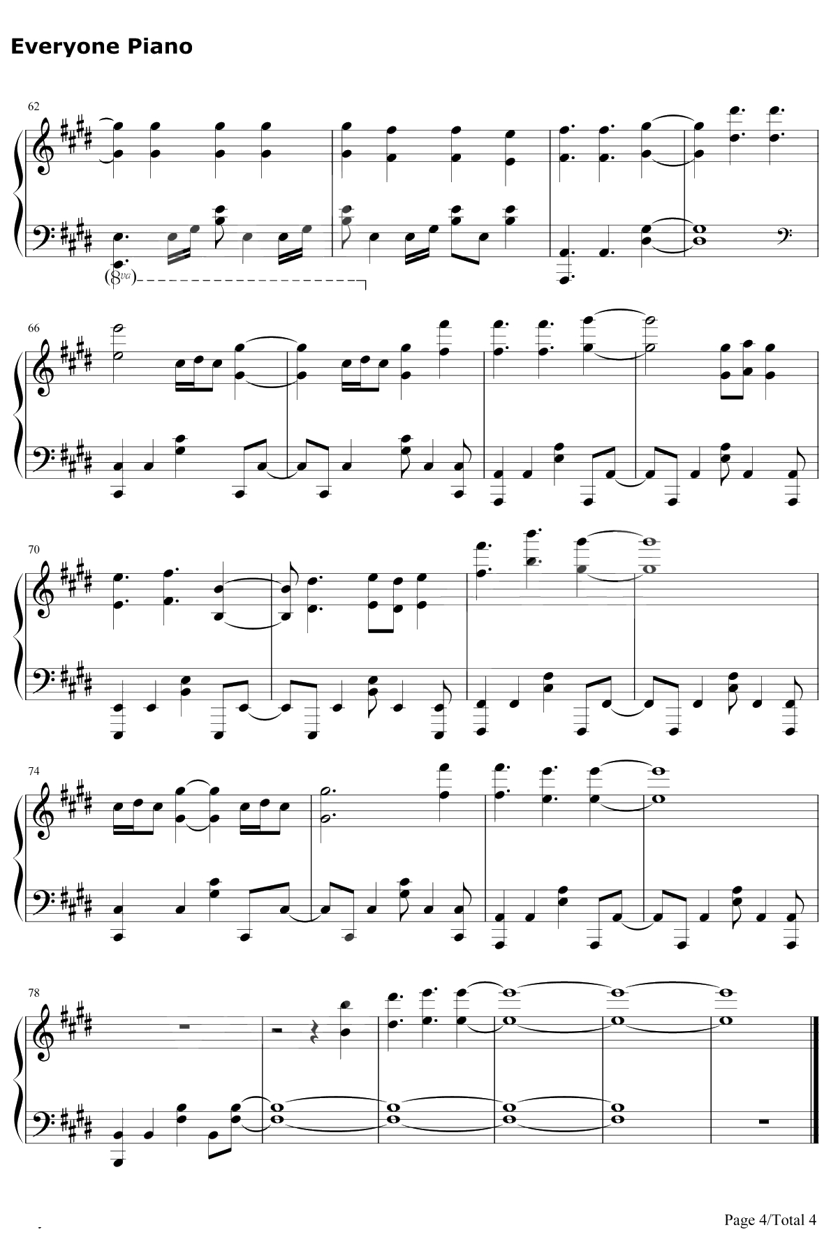 Found & Lost钢琴谱-Survive Said The Prophet4