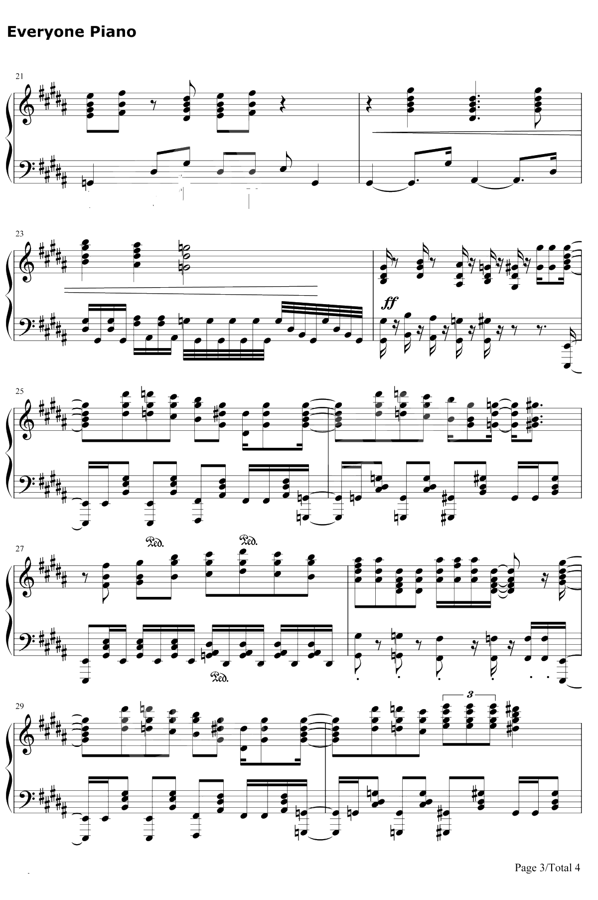 VORACITY钢琴谱-MYTH & ROID3