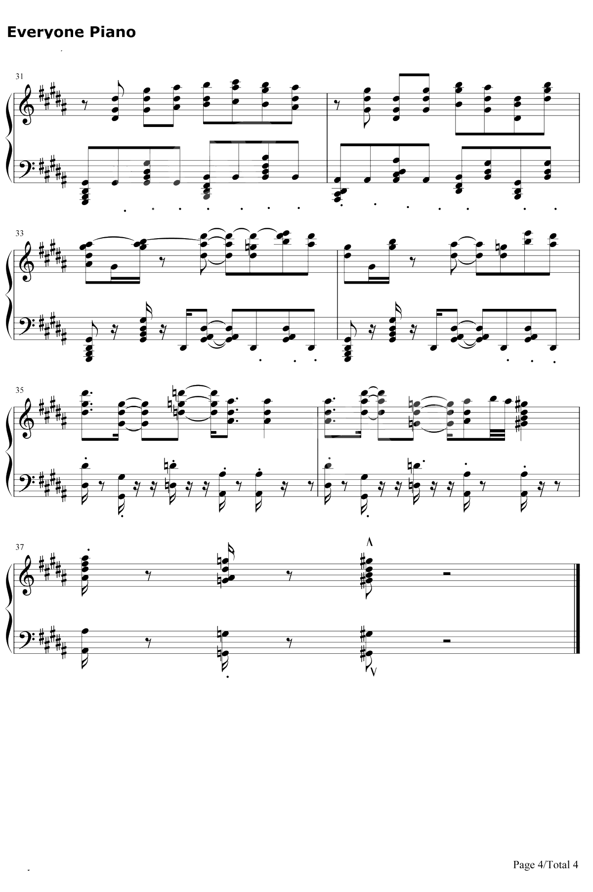 VORACITY钢琴谱-MYTH & ROID4