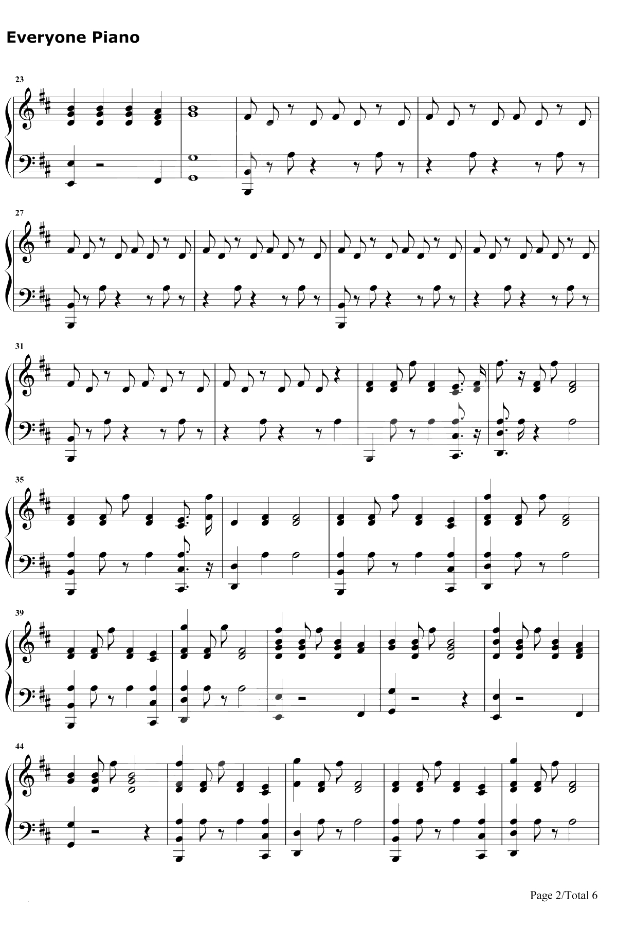 Lemon钢琴谱-N.E.R.D / Rihanna2