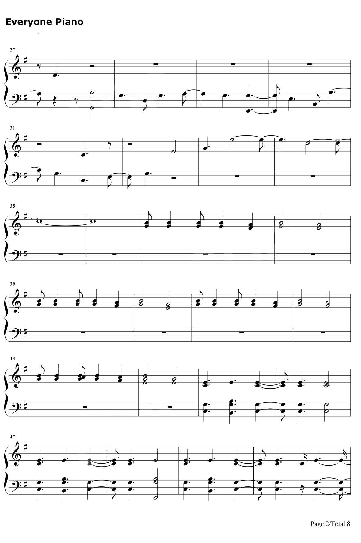 Fake Happy钢琴谱-Paramore2