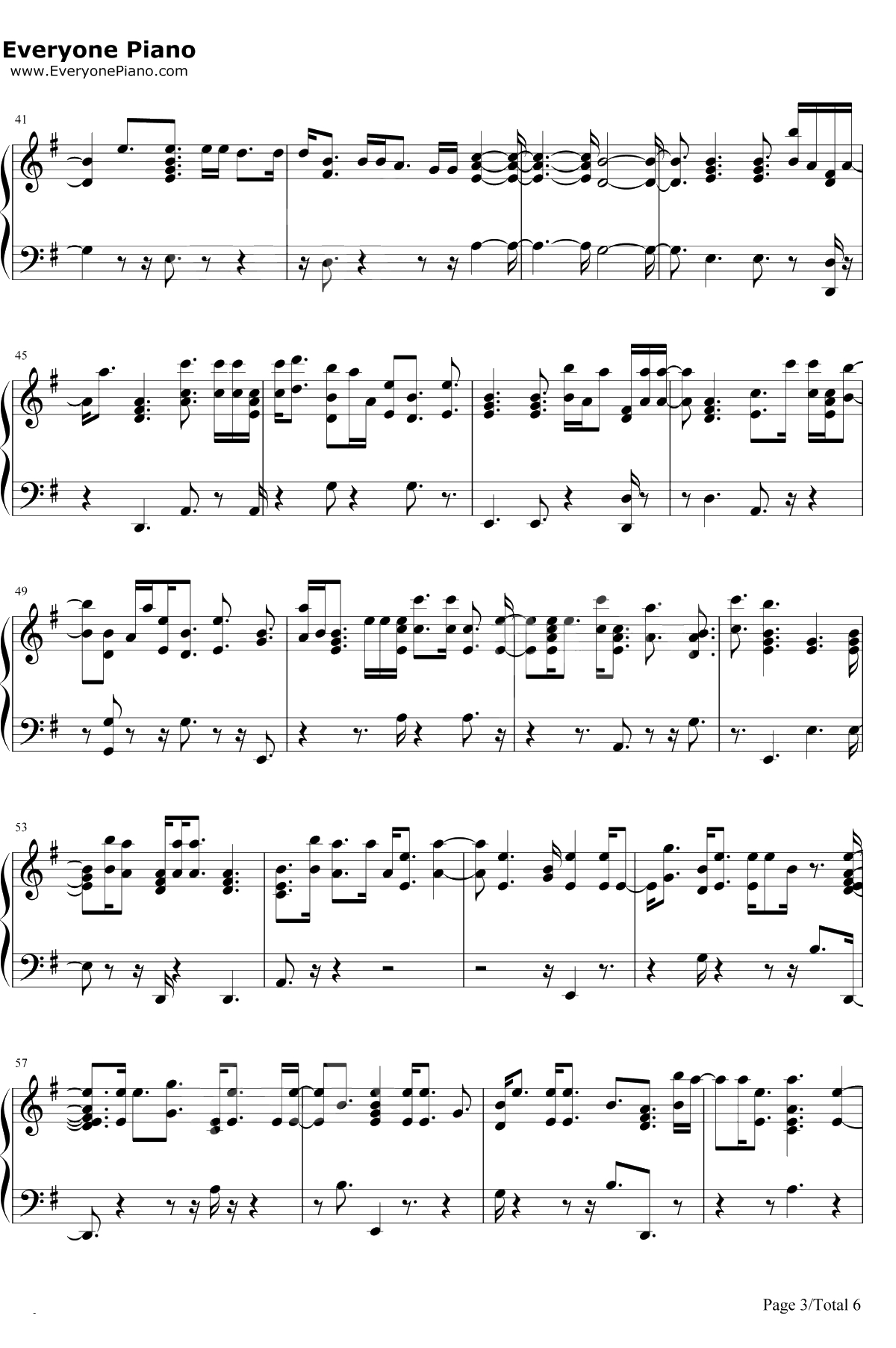 Mad Love钢琴谱-Sean Paul / David Guetta / Becky G3