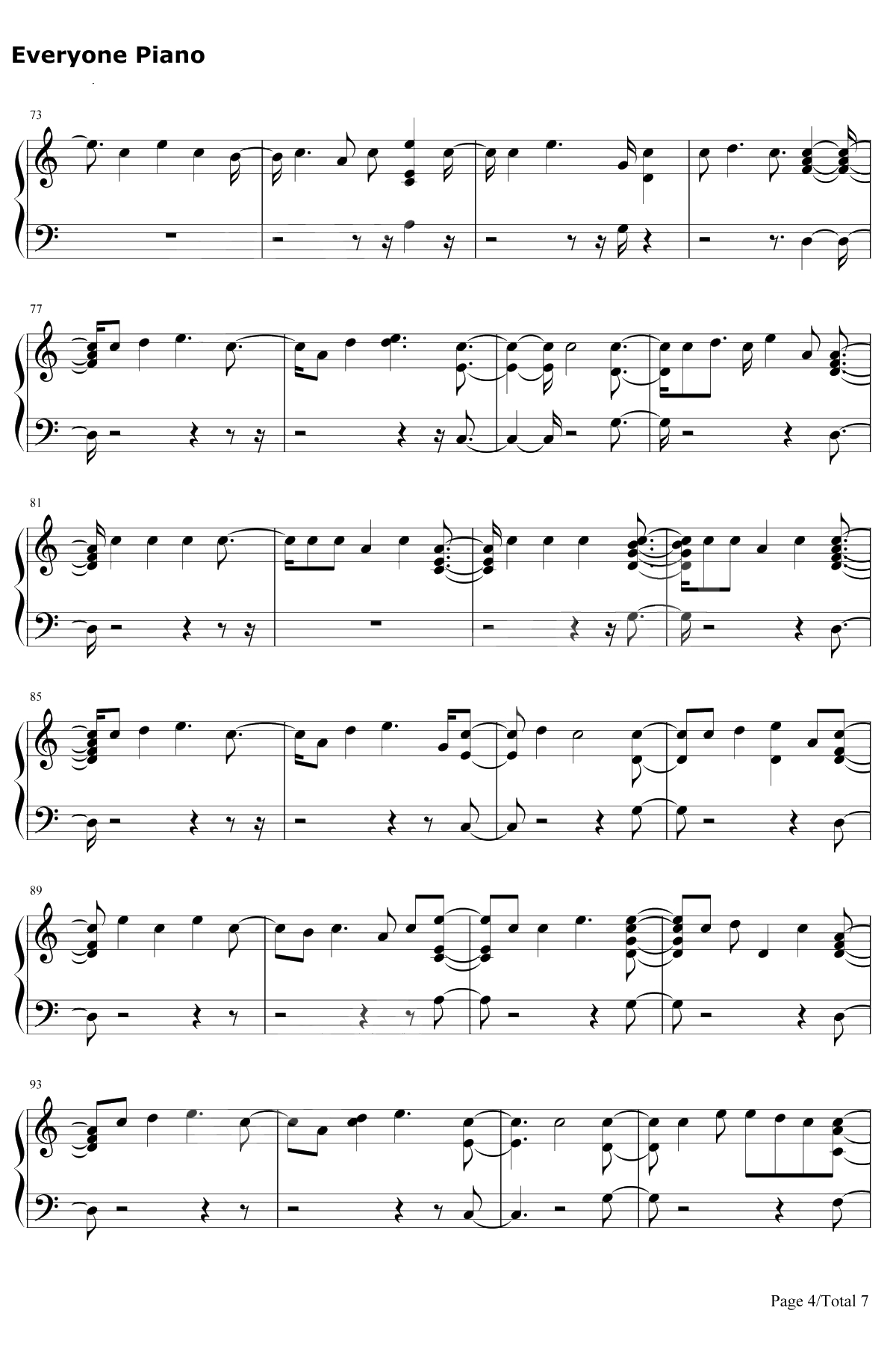 End Game钢琴谱-Taylor Swift4