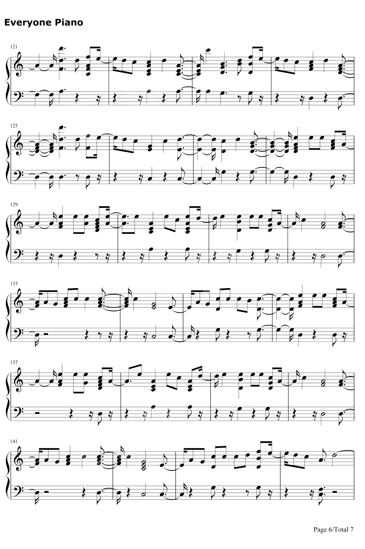 End Game钢琴谱-Taylor Swift6