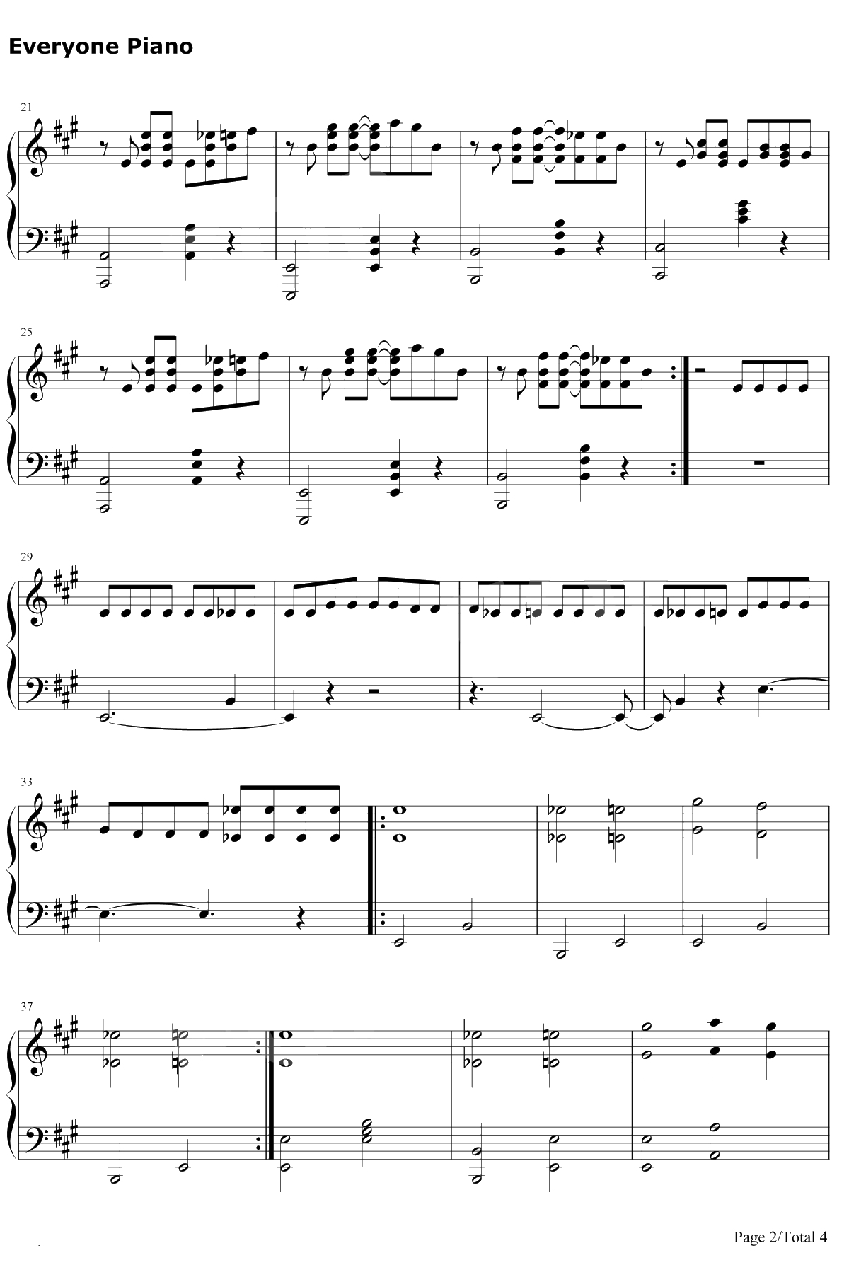 Force钢琴谱-Alan Walker2