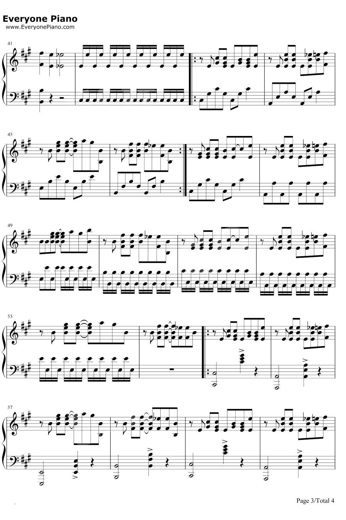 Force钢琴谱-Alan Walker3