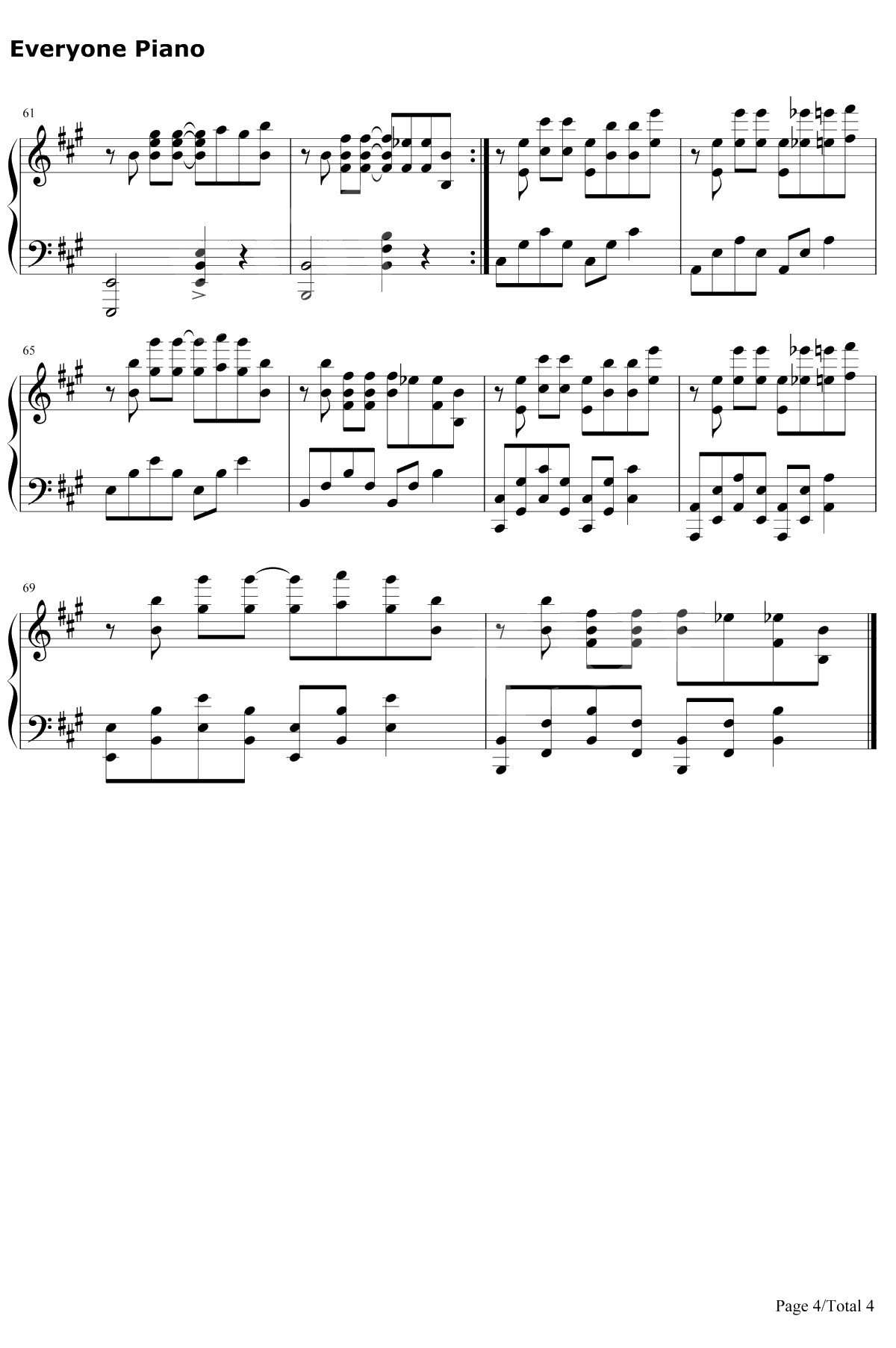 Force钢琴谱-Alan Walker4