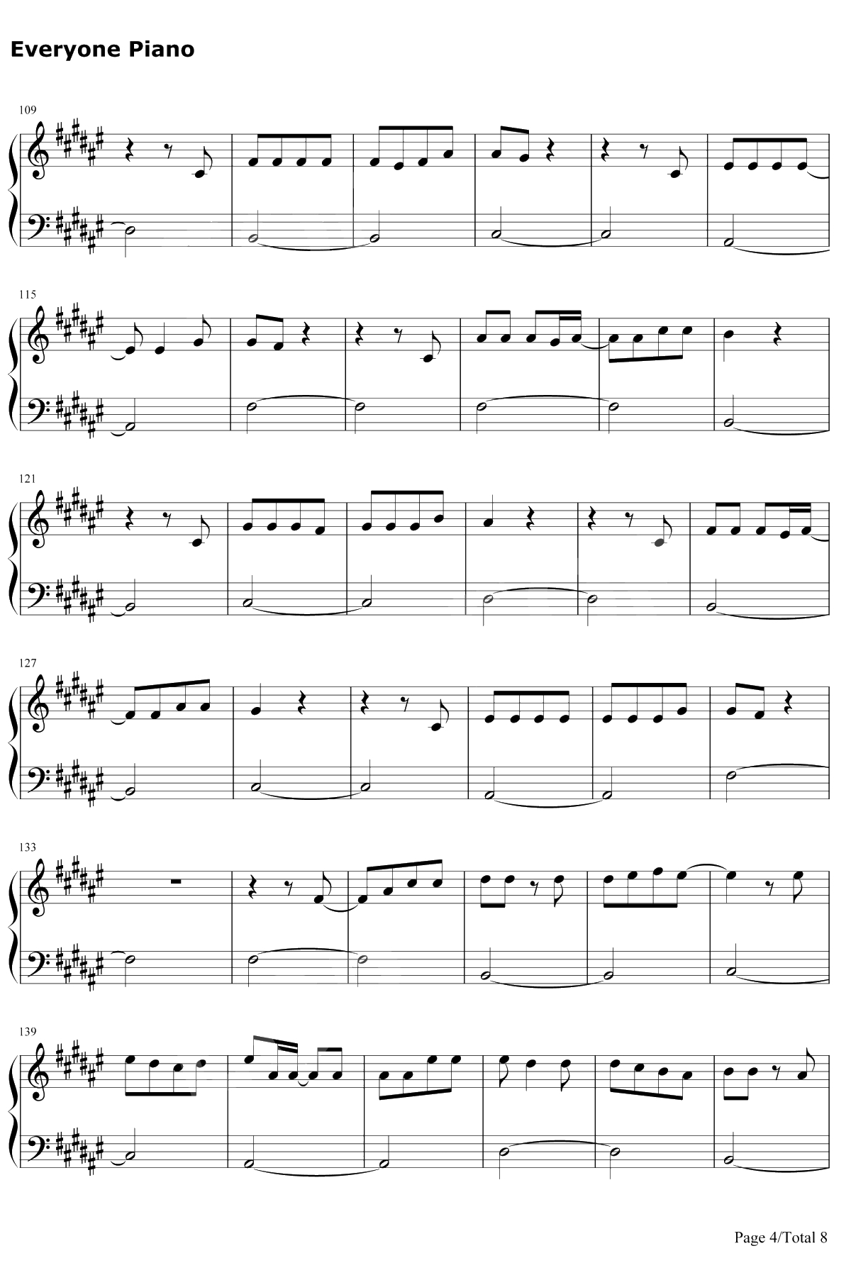 夏疾風钢琴谱-岚4