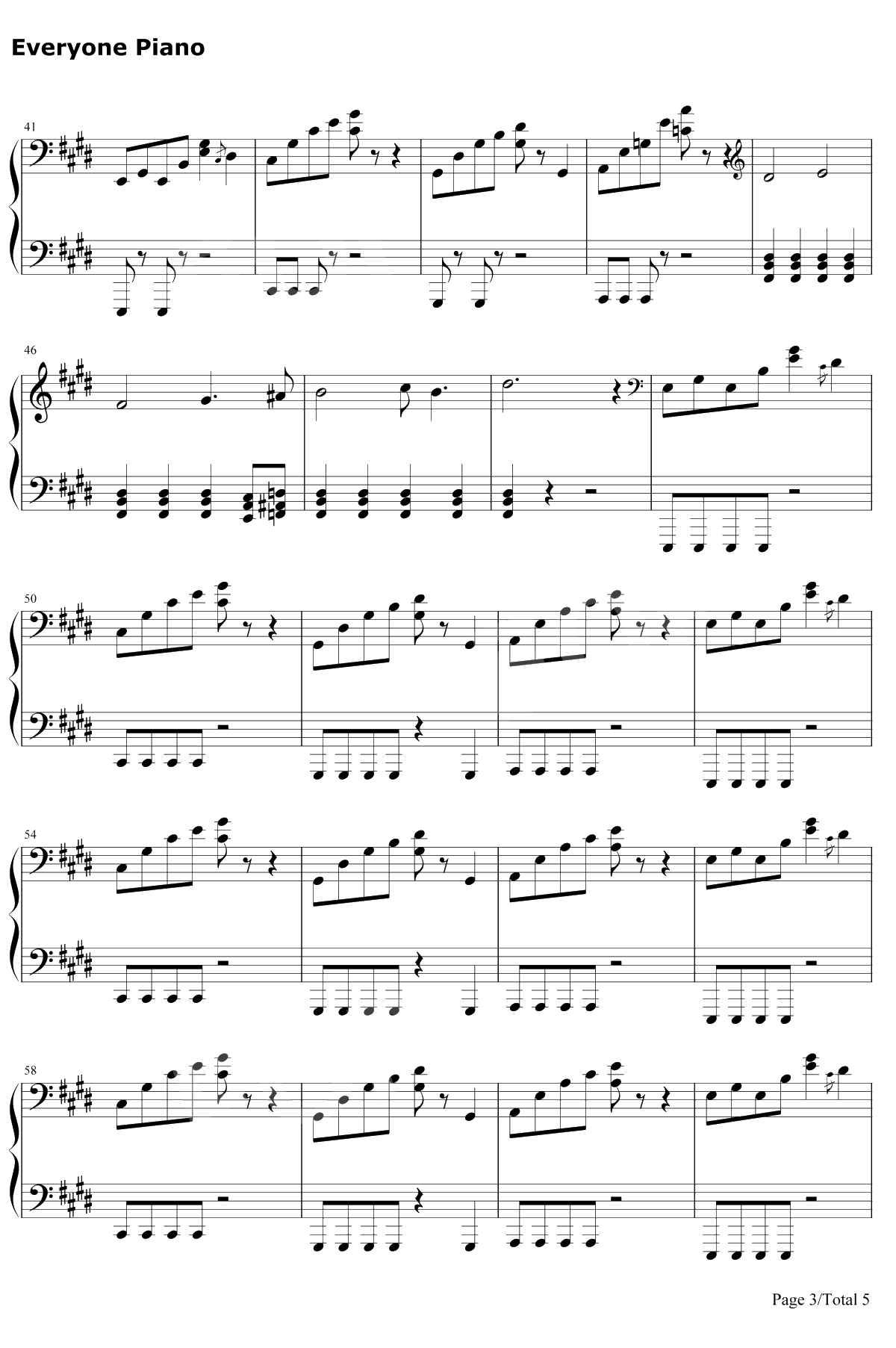 Uh Huh钢琴谱-Julia Michaels3