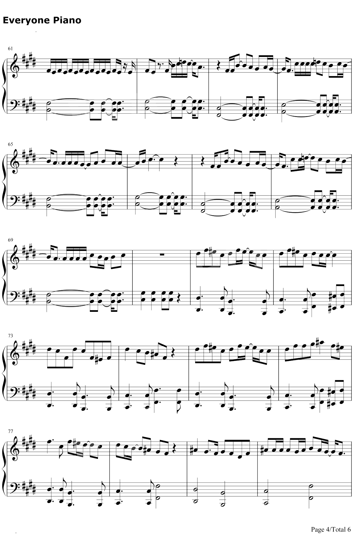 LOSER钢琴谱-米津玄师4