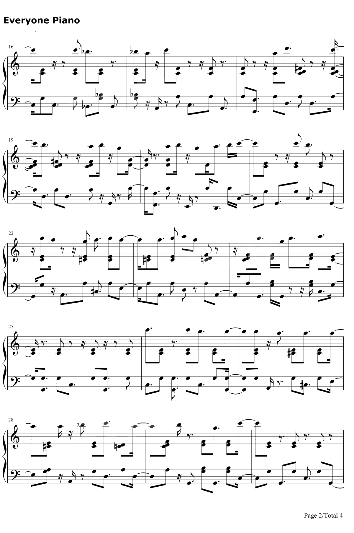 Goodbye Farewell钢琴谱-RichardSherman-克里斯托弗罗宾OST2