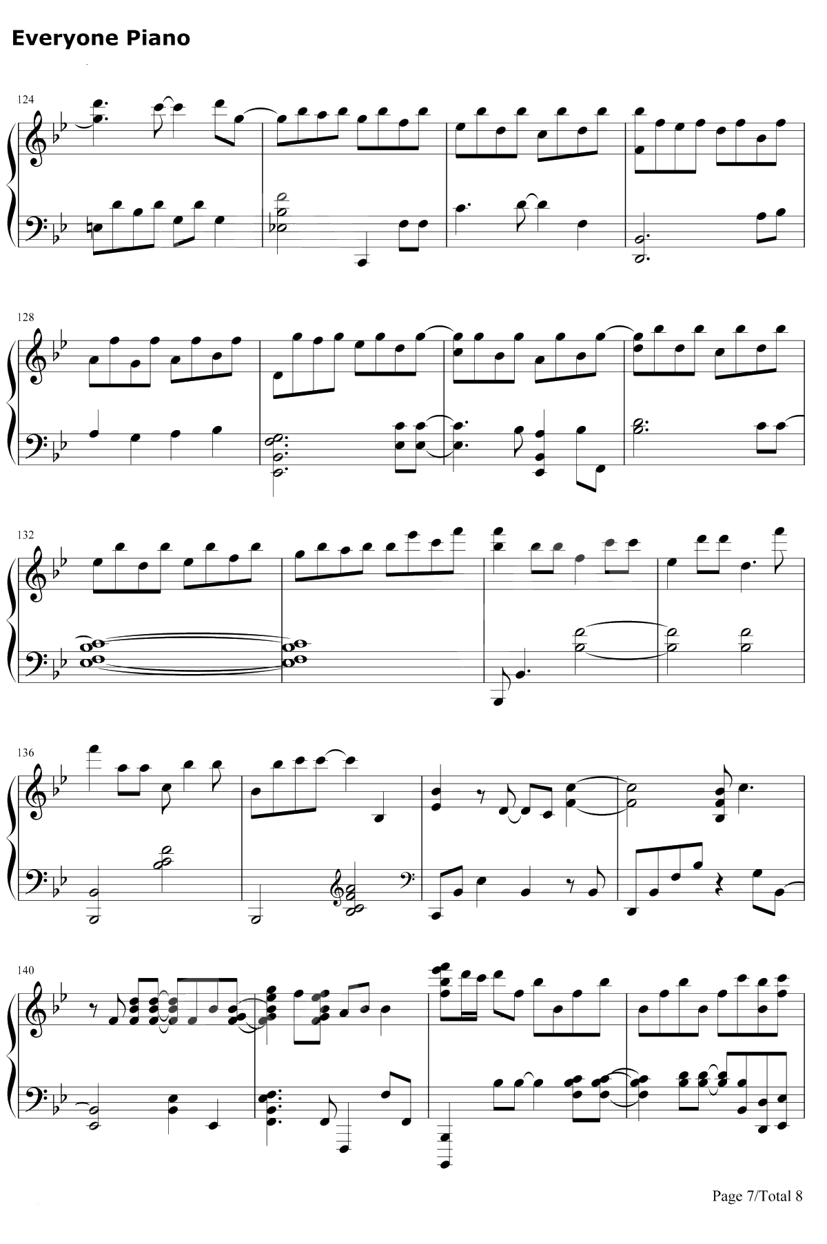 A Million Dreams钢琴谱-PasekandPaul-好听版7