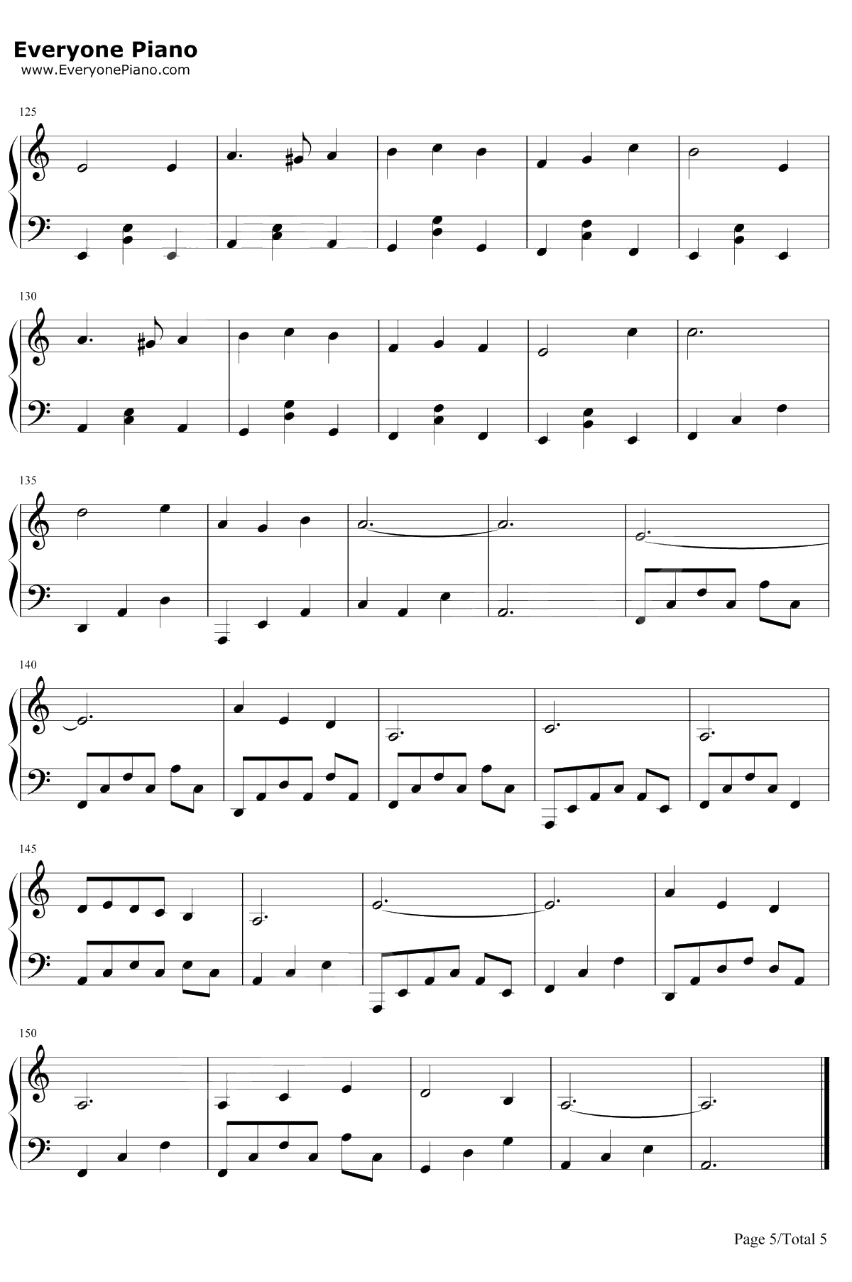 窗钢琴谱-吴青峰-扶摇人物主题曲5