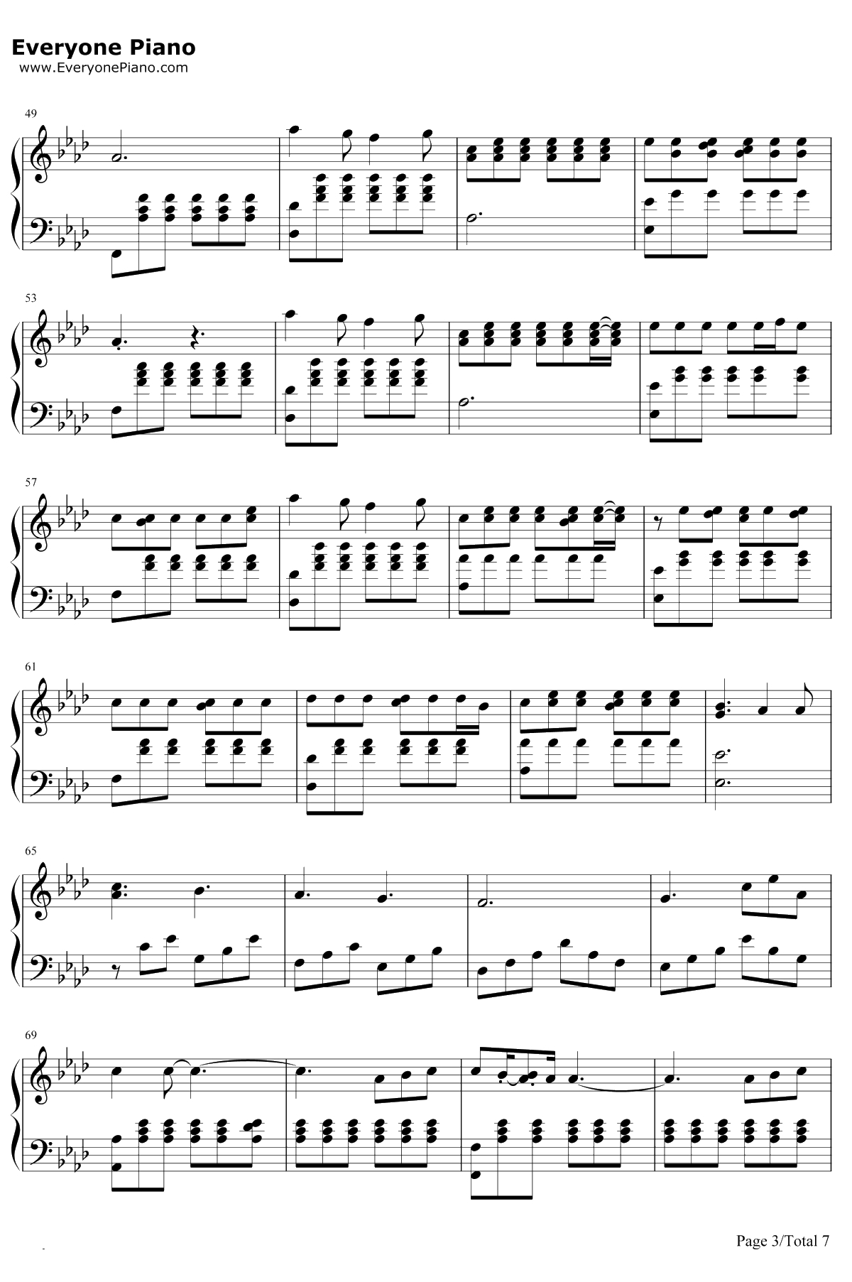 Perfect 钢琴谱-Ed Sheeran3