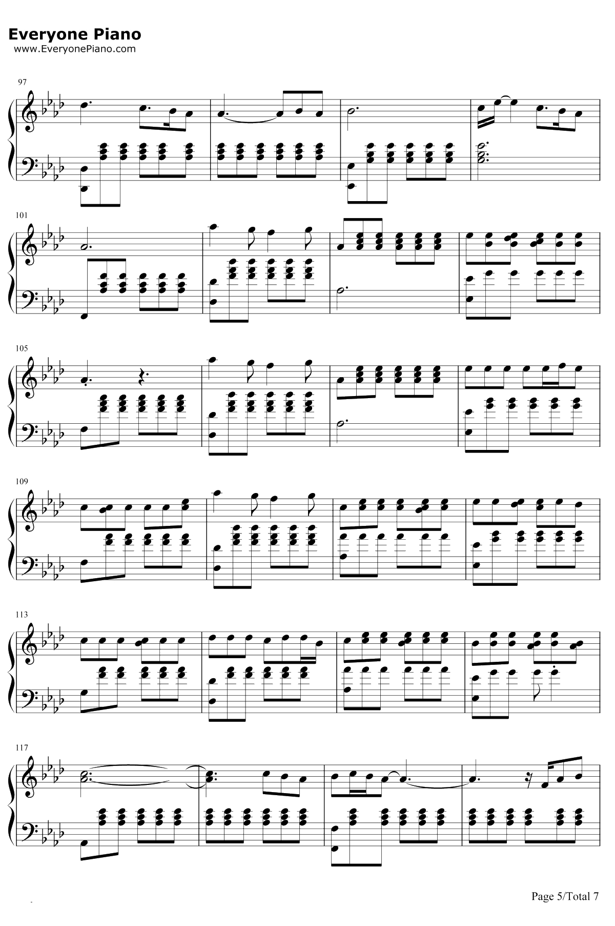 Perfect 钢琴谱-Ed Sheeran5