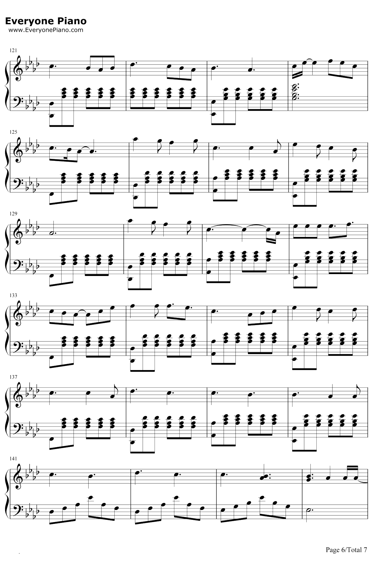 Perfect 钢琴谱-Ed Sheeran6