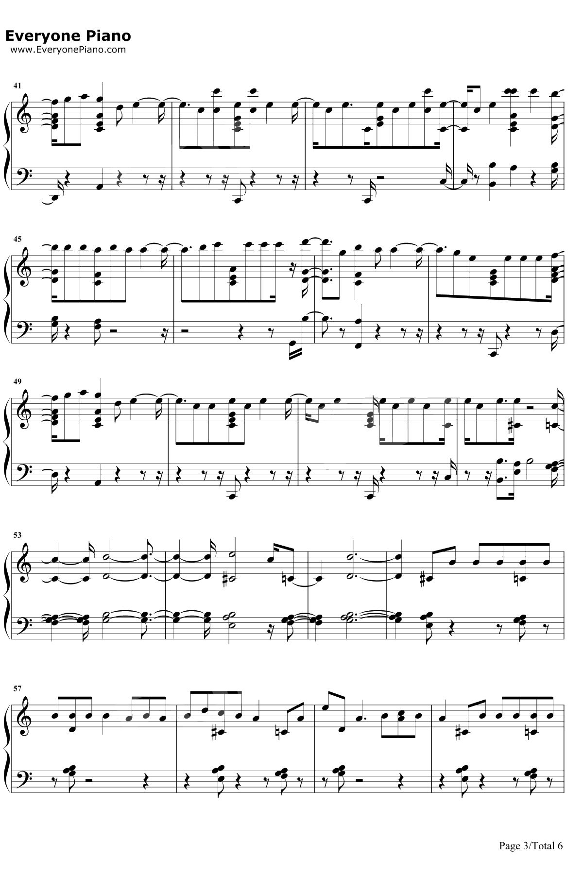 No Tears Left To Cry钢琴谱-Ariana Grande3