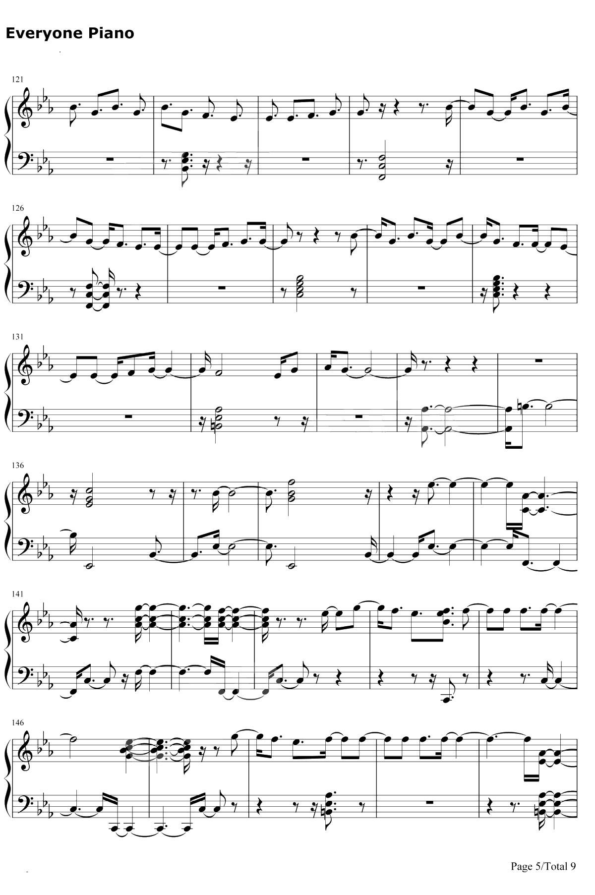 Why钢琴谱-Shawn Mendes5