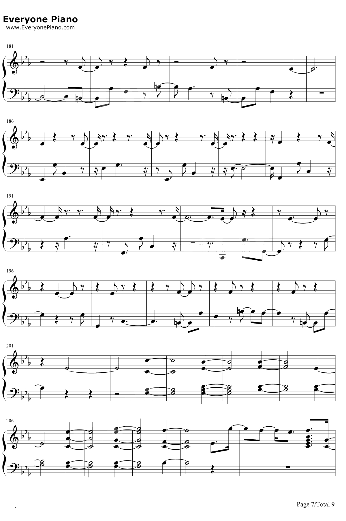 Why钢琴谱-Shawn Mendes7