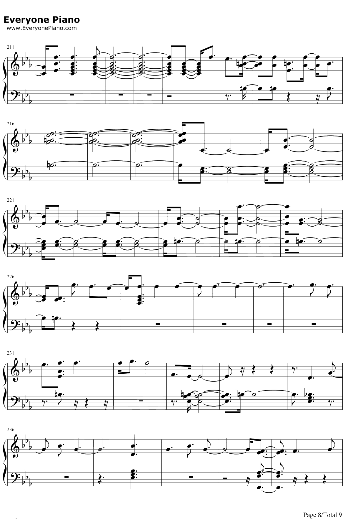 Why钢琴谱-Shawn Mendes8