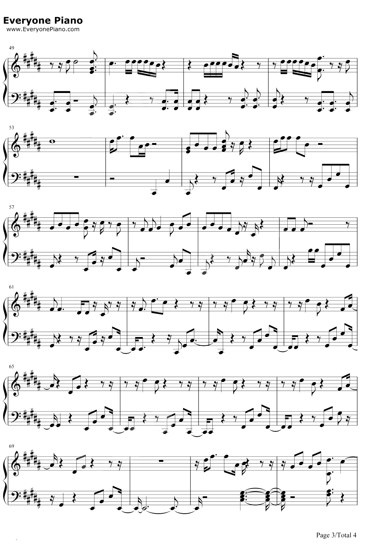 Dance To This钢琴谱-Troye Sivan / Ariana Grande3