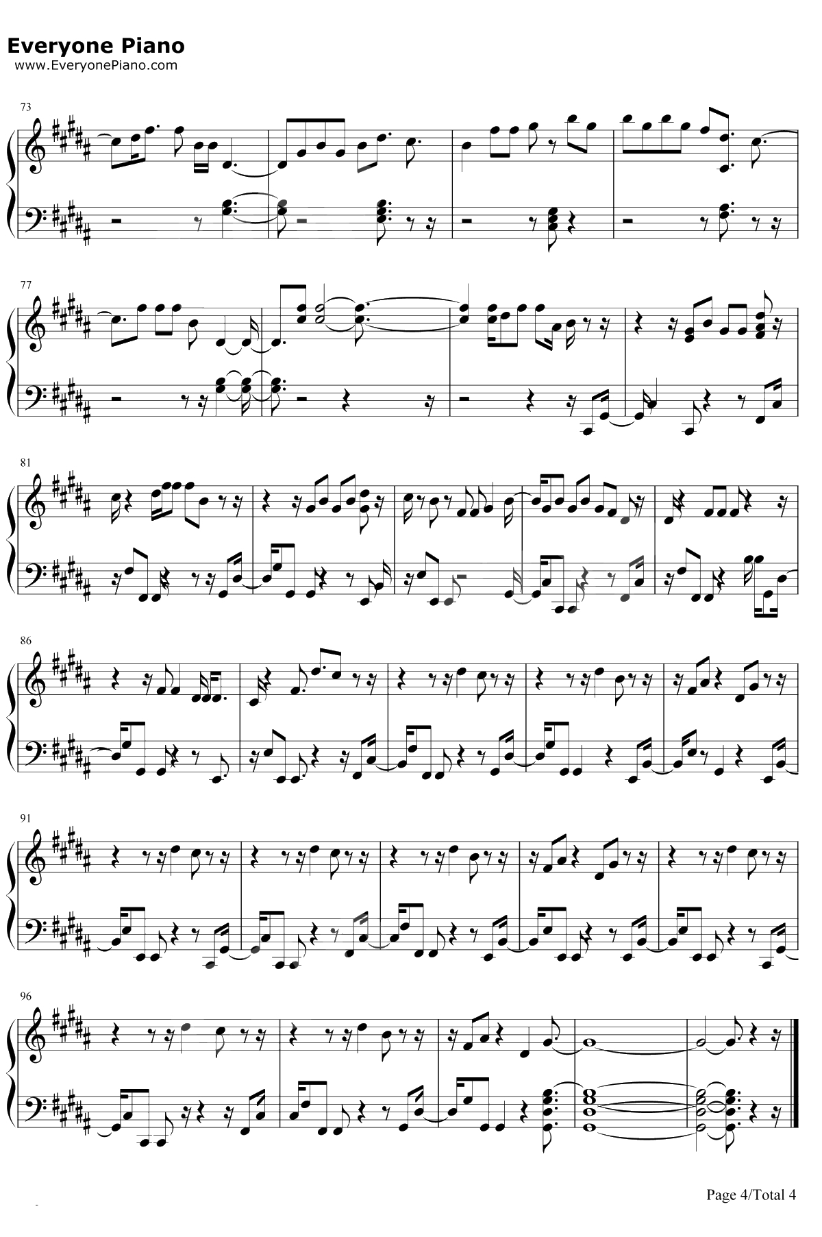 Dance To This钢琴谱-Troye Sivan / Ariana Grande4