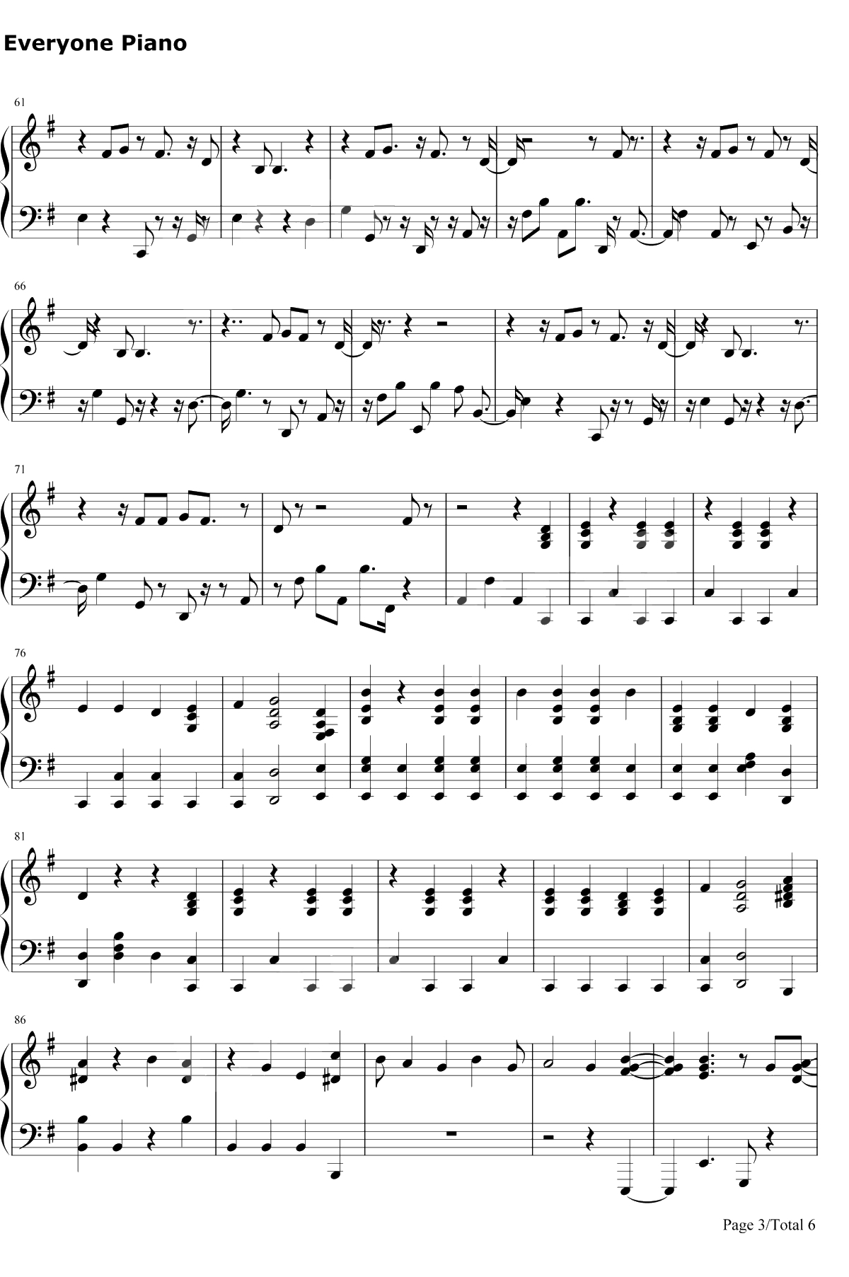 Answer钢琴谱-Rihanna3