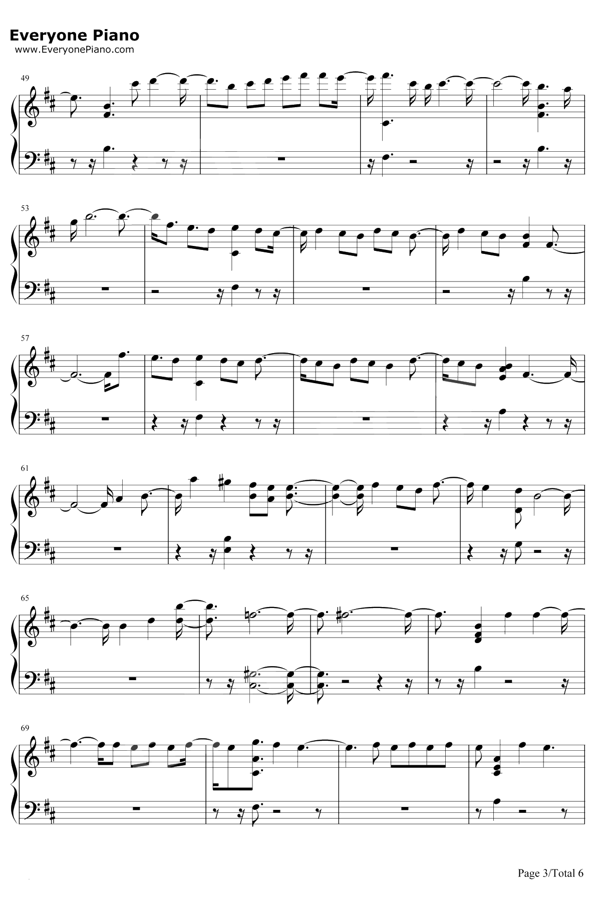 Genius钢琴谱-LSD3