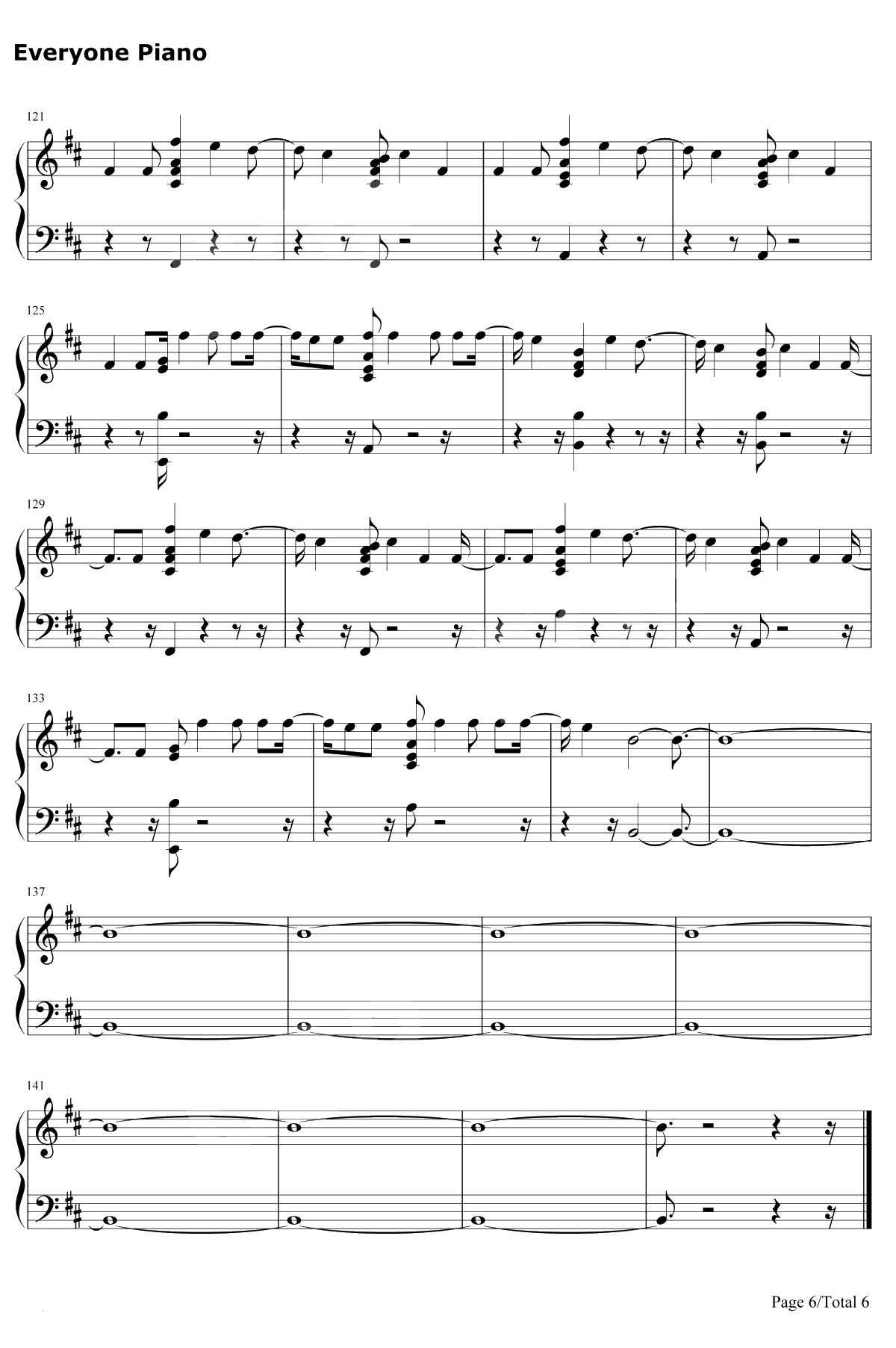 Genius钢琴谱-LSD6