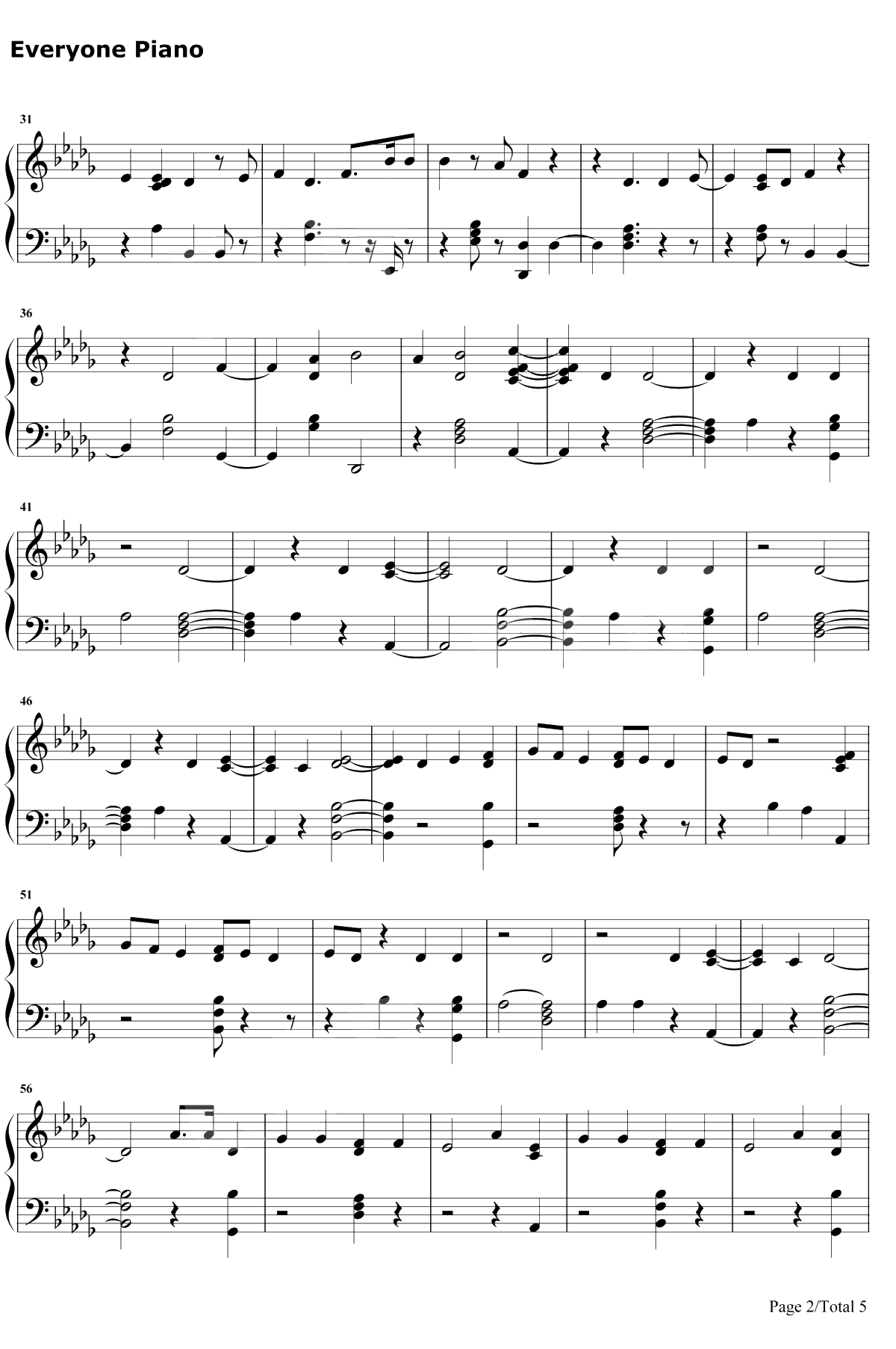 Patient钢琴谱-Charlie Puth2