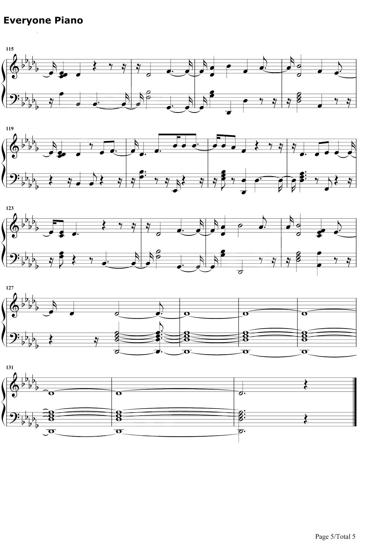 Patient钢琴谱-Charlie Puth5