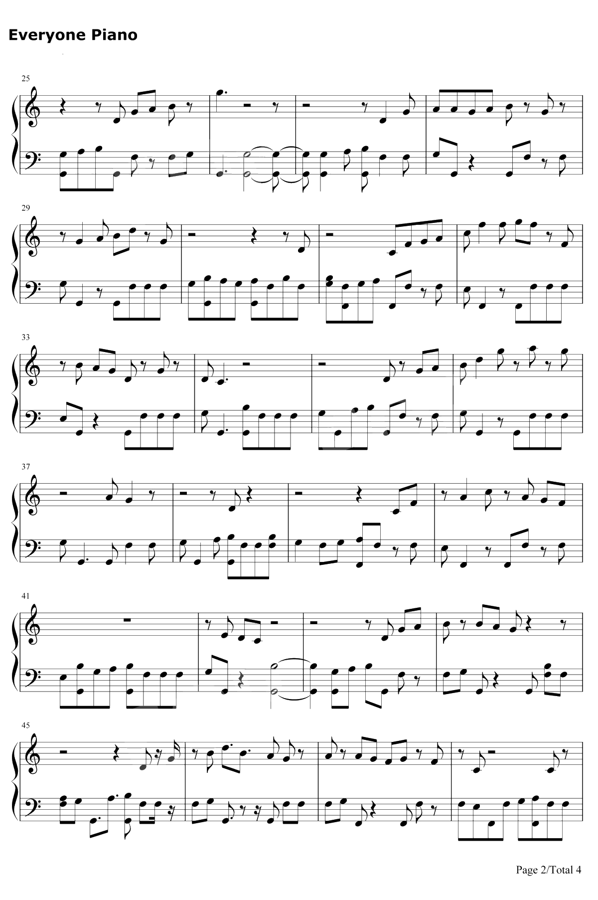 Nervous钢琴谱-Shawn Mendes2