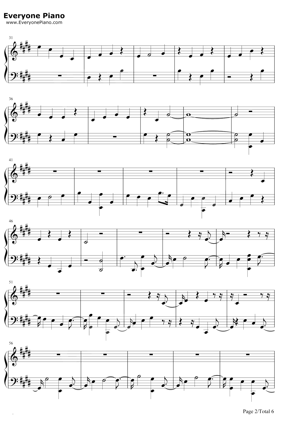 Girls钢琴谱-Rita Ora2