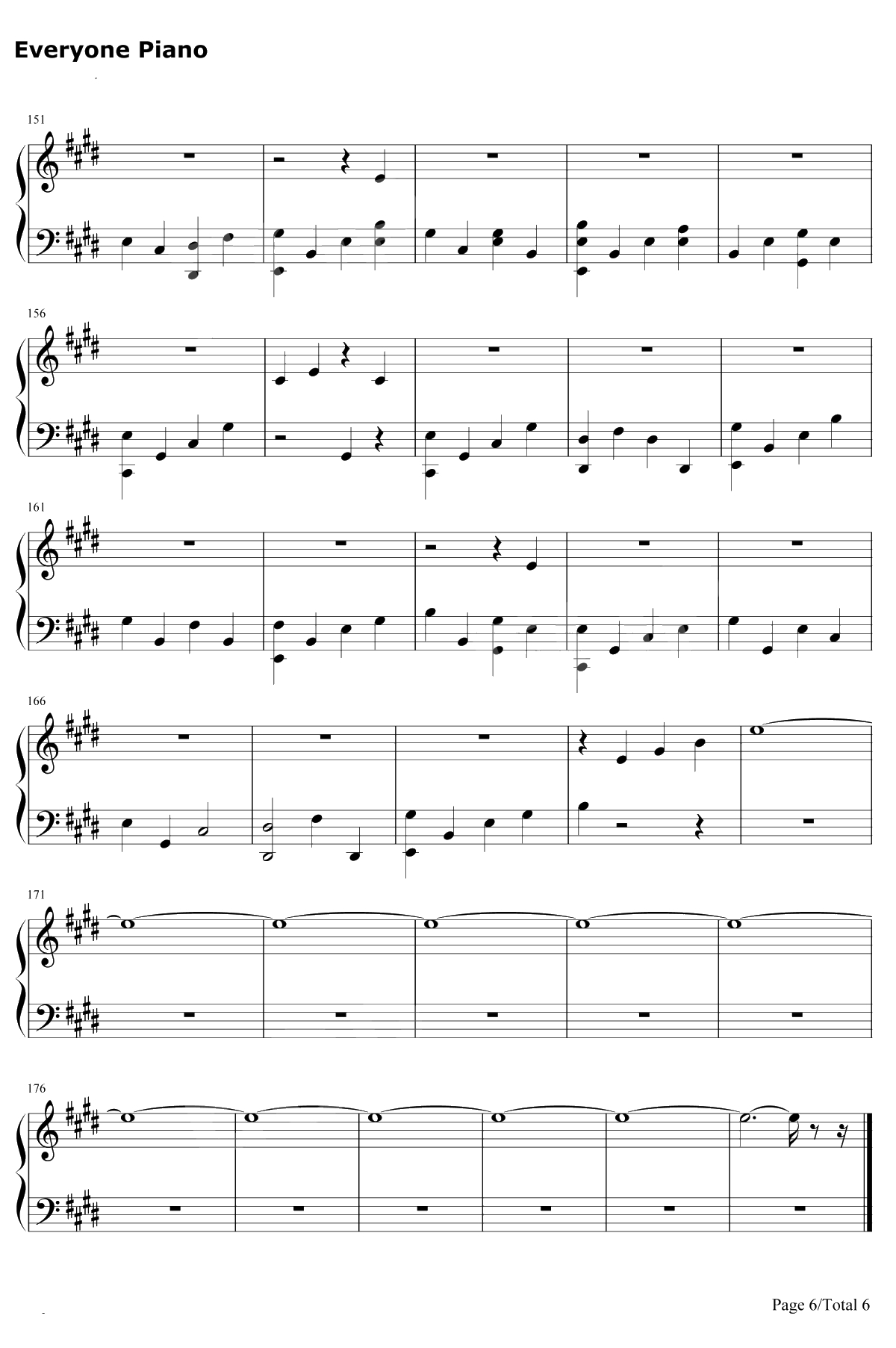 Girls钢琴谱-Rita Ora6