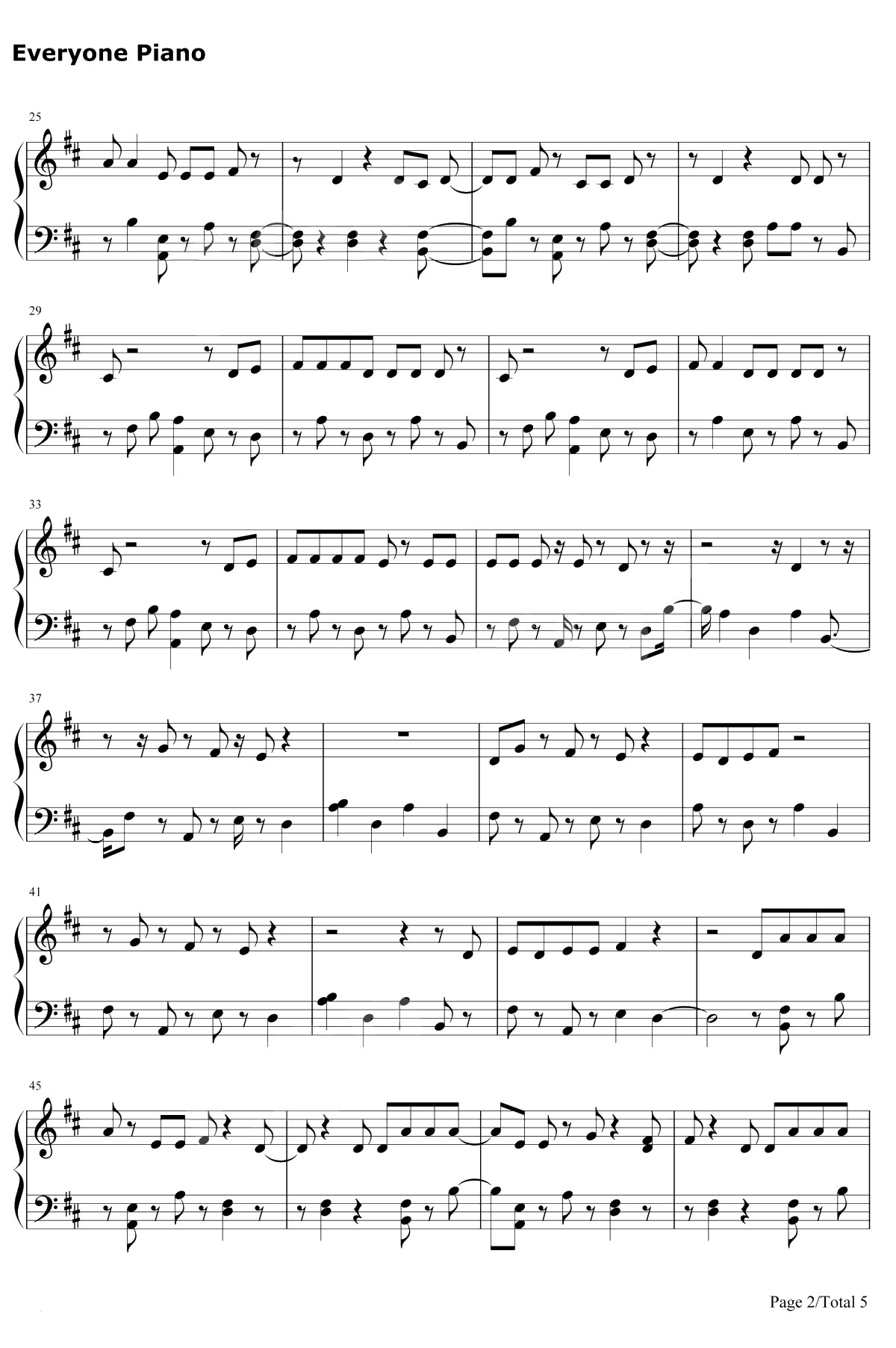 Like To Be You钢琴谱-Shawn Mendes / Julia Michaels2